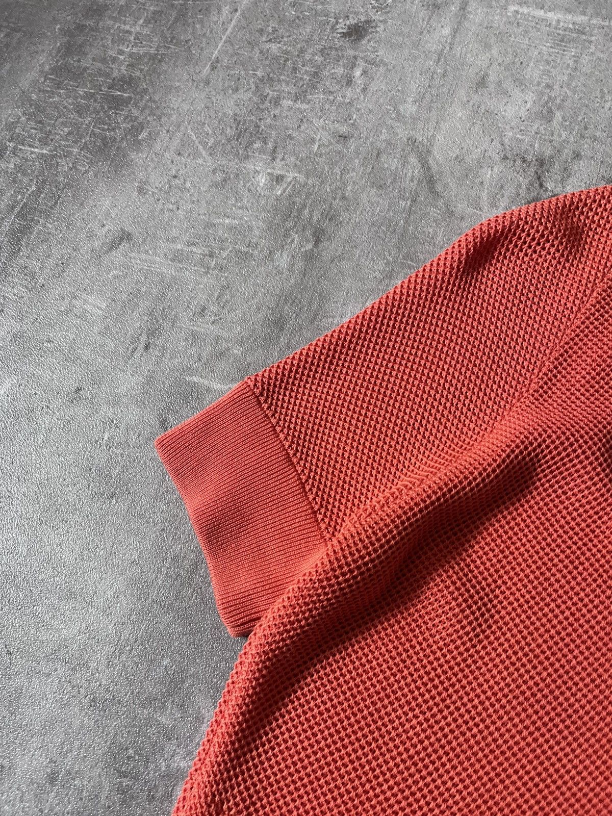Hermes Hermes Knitted Cardigan Orange Short Sleeve Silk Size M / US 6-8 / IT 42-44 - 6 Thumbnail