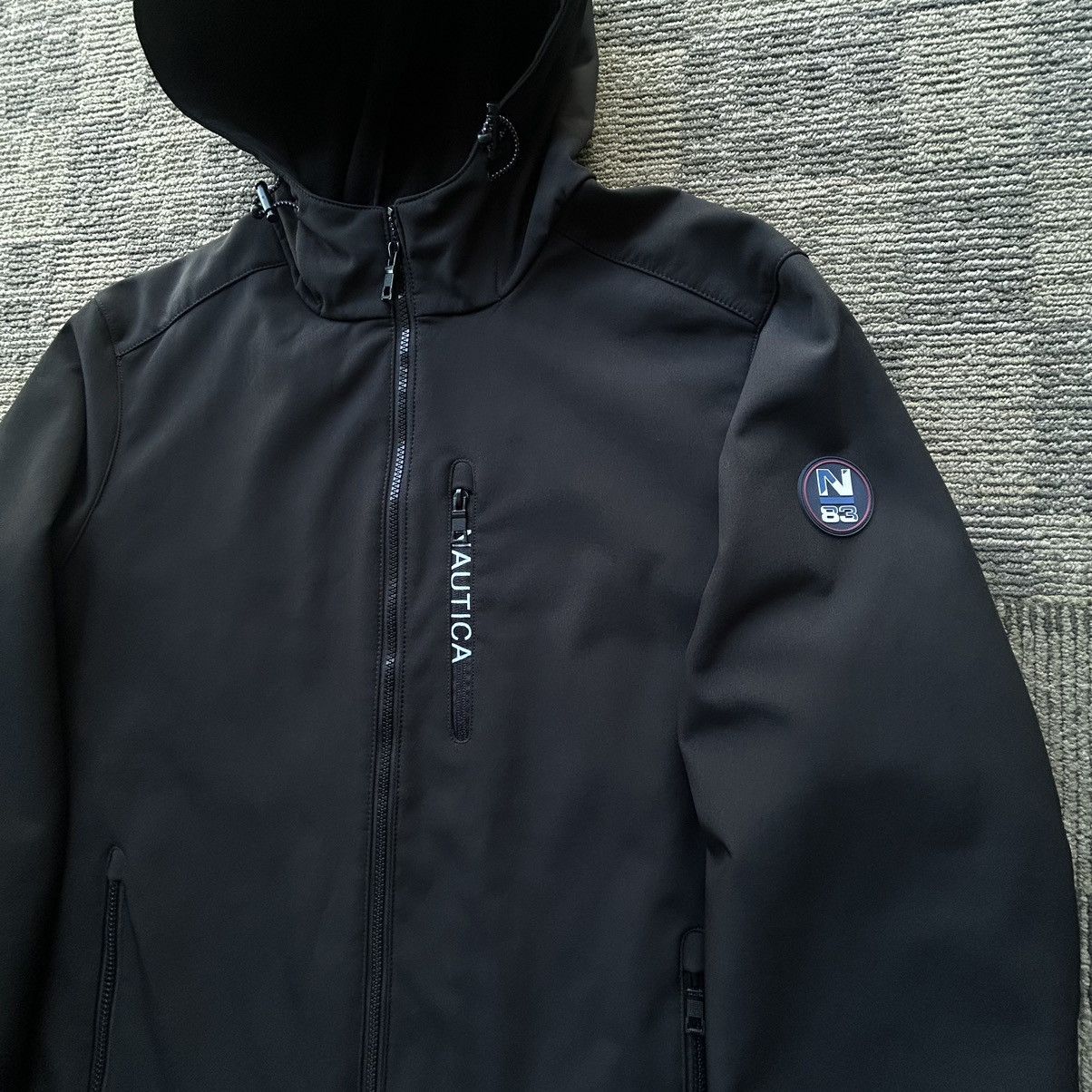 Nautica Nautica Active Stretch Black Full Zip Water Resistant Jacket Size US XL / EU 56 / 4 - 2 Thumbnail