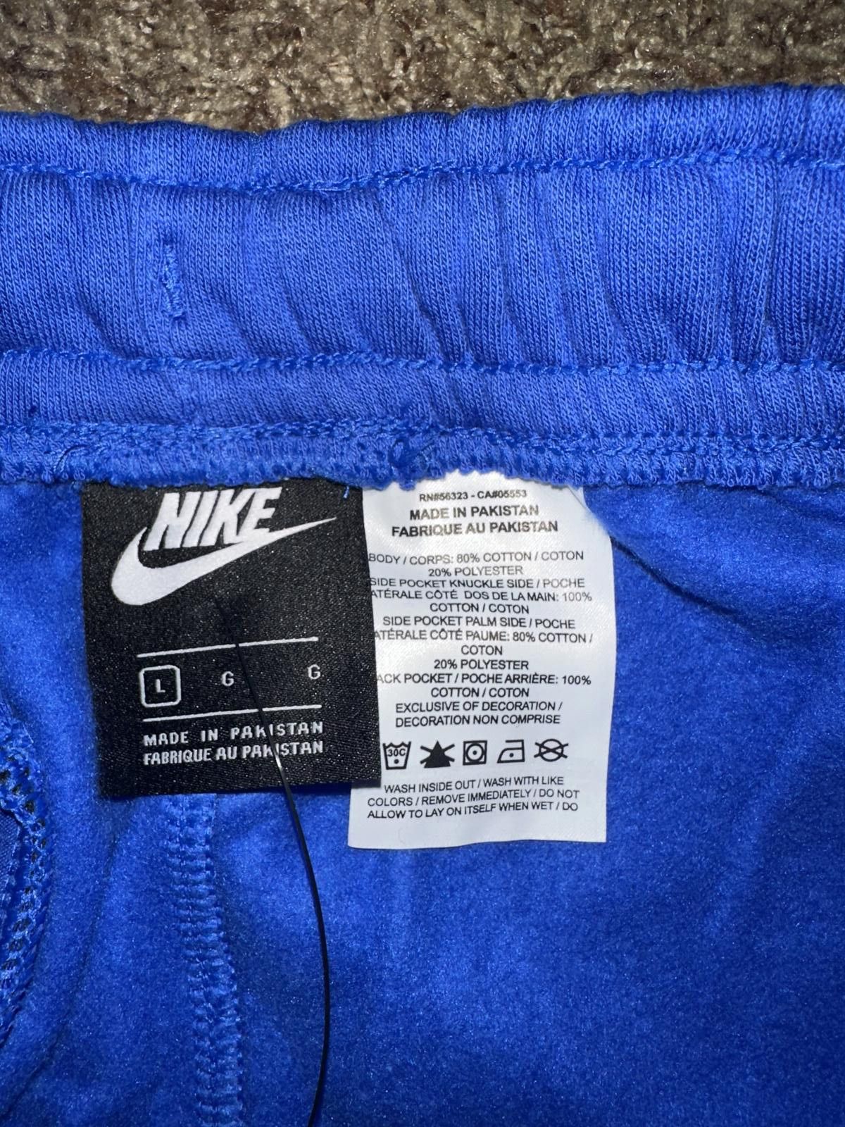 Nike Nike Sportswear Men’s Just Do It JDI Logo Fleece Royal Blue Shorts Size US 34 / EU 50 - 4 Thumbnail