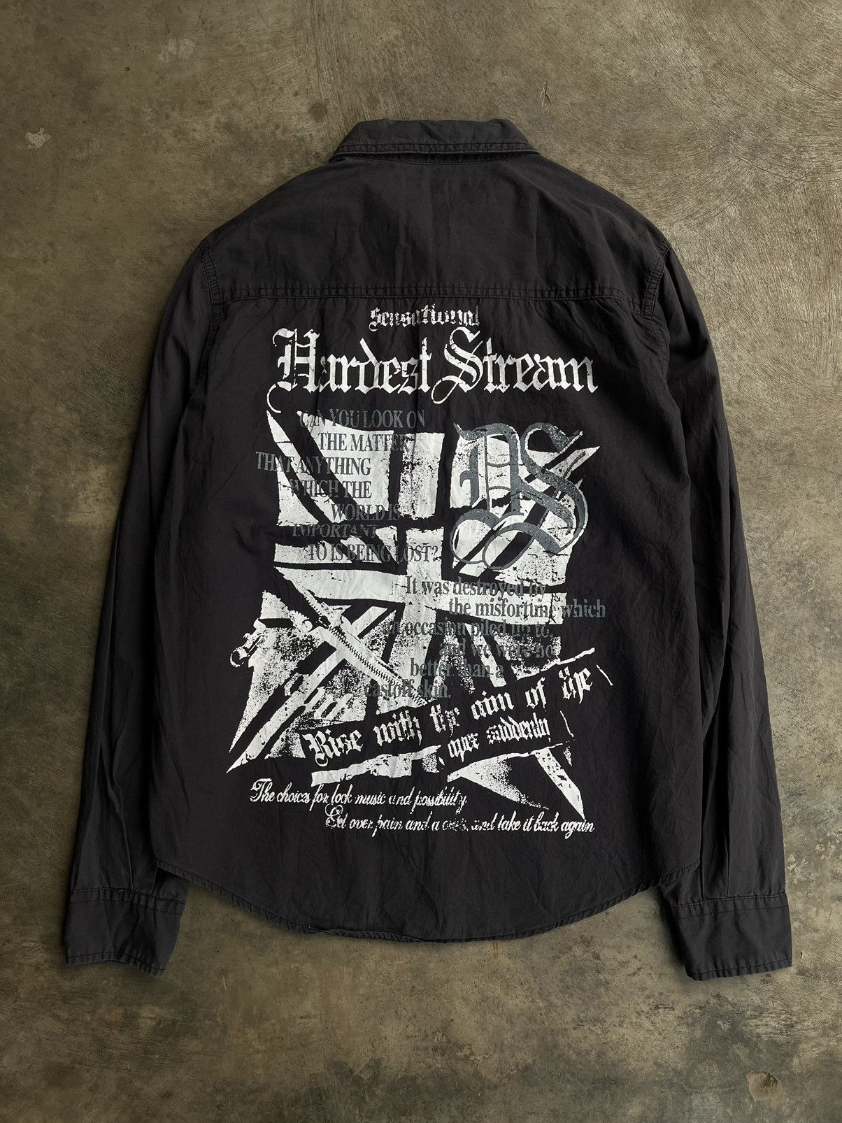 If Six Was Nine JAPANESE DADAIST POEM GOTHIC SEDITIONARIES PUNK STYLE SHIRTS Size US M / EU 48-50 / 2 - 2 Thumbnail