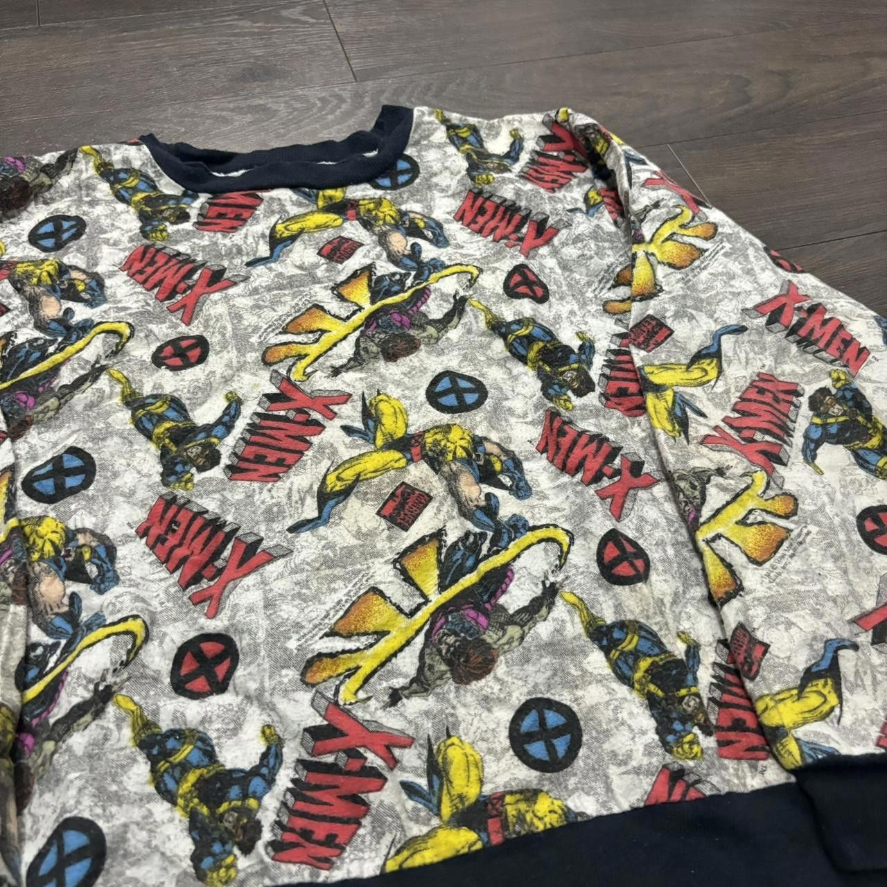 Marvel Comics Vintage X Men All Over Print Kids Sweatshirt 1994 XXSMALL Size US XS / EU 42 / 0 - 1 Thumbnail