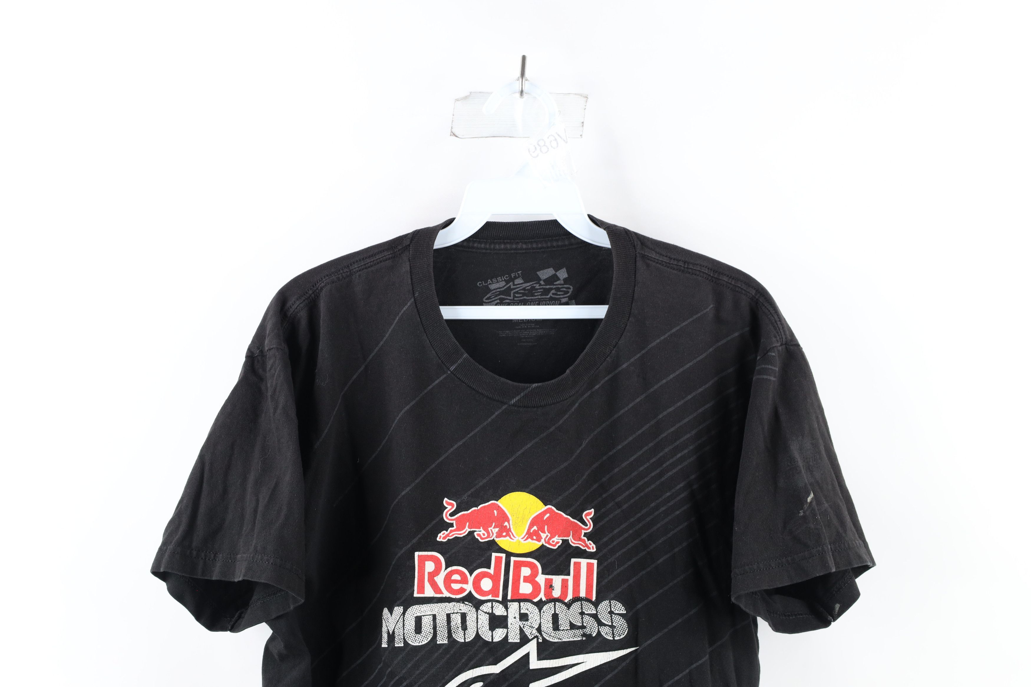 Alpinestars Vintage Alpinestars x Red Bull Spell Out Motocross T-Shirt Size US M / EU 48-50 / 2 - 2 Thumbnail