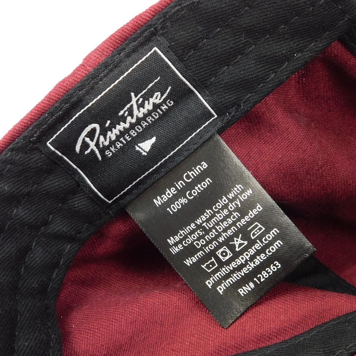 Primitive Primitive X Independent Trucks Strapback Hat Red Size ONE SIZE - 7 Thumbnail