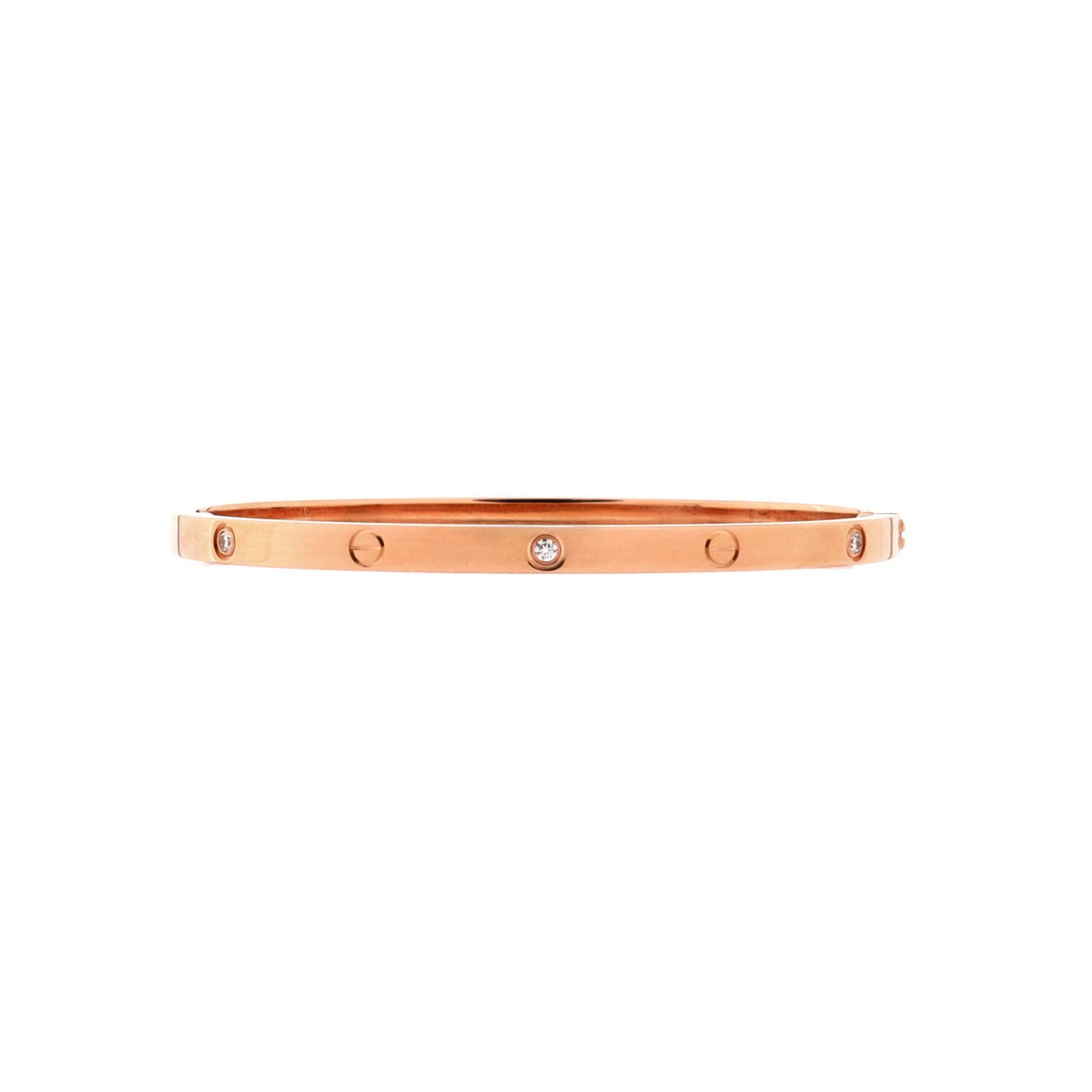 Cartier Love 6 Diamond Bracelet Size ONE SIZE - 1 Thumbnail