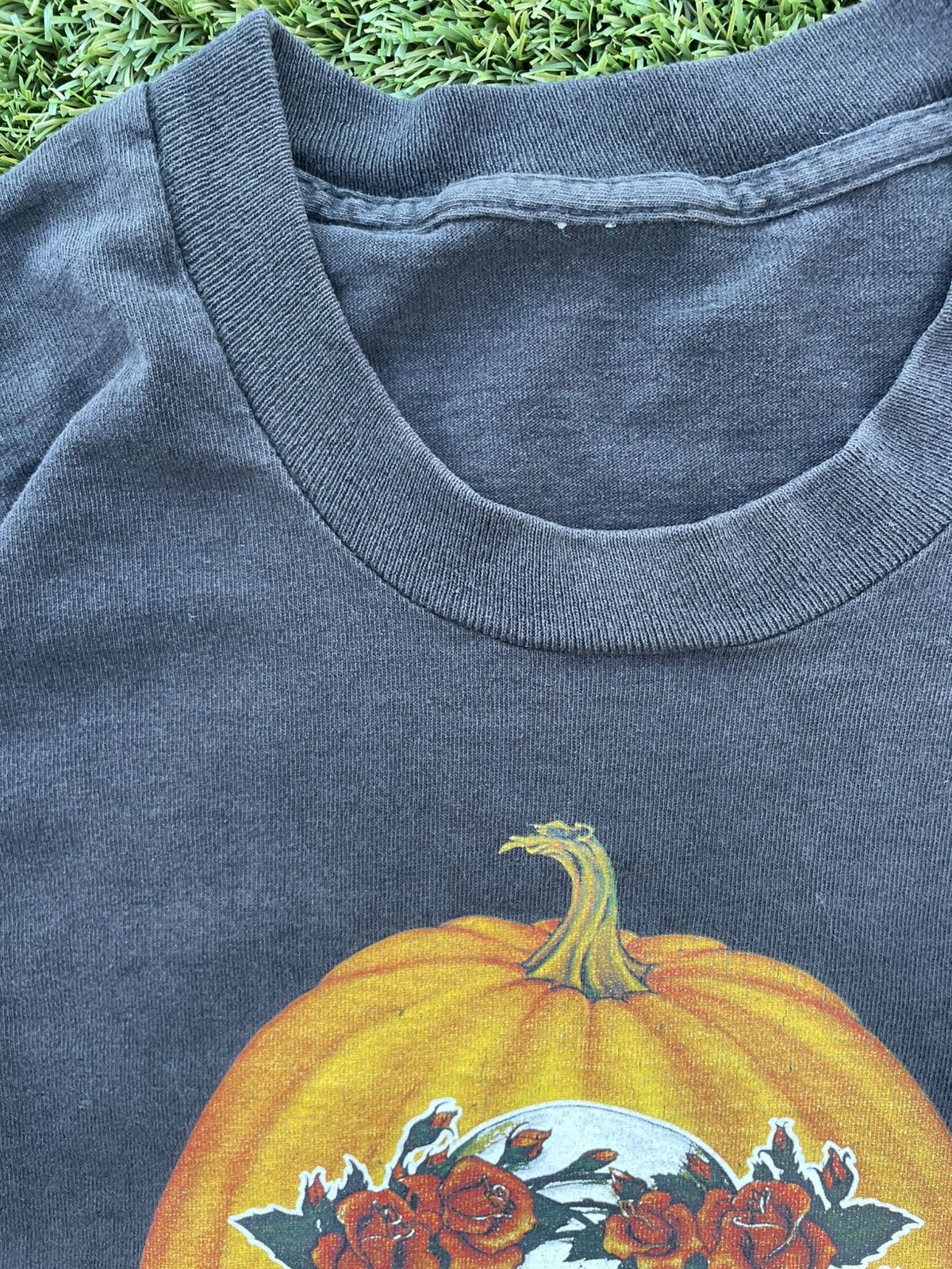 Grateful Dead GRAIL 1989 GRATEFUL DEAD PUMPKIN BAND TEE 🎃 Size US XL / EU 56 / 4 - 4 Thumbnail