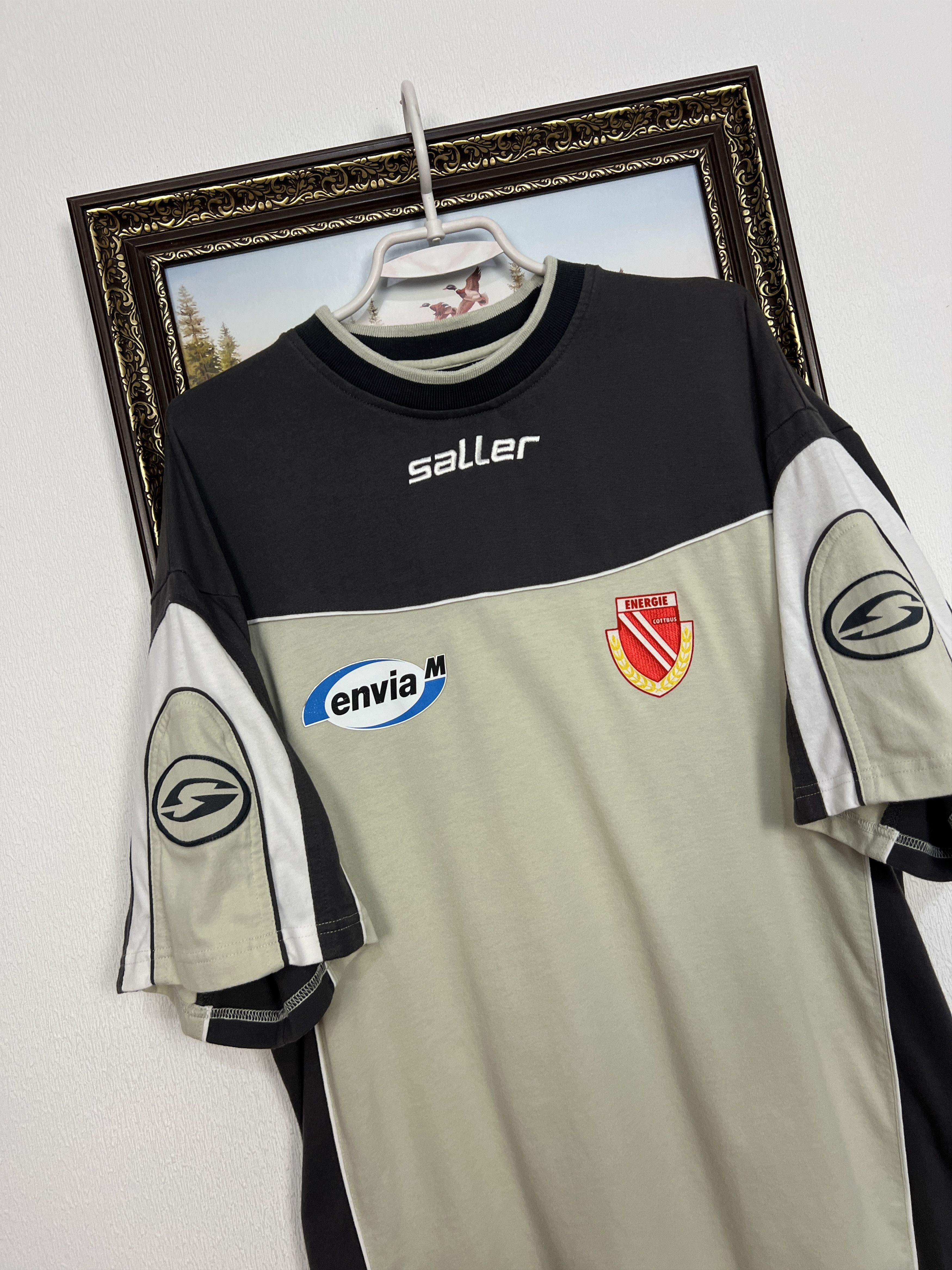 Saller Energie Cottbus Football Train Shirt Soccer Jersey