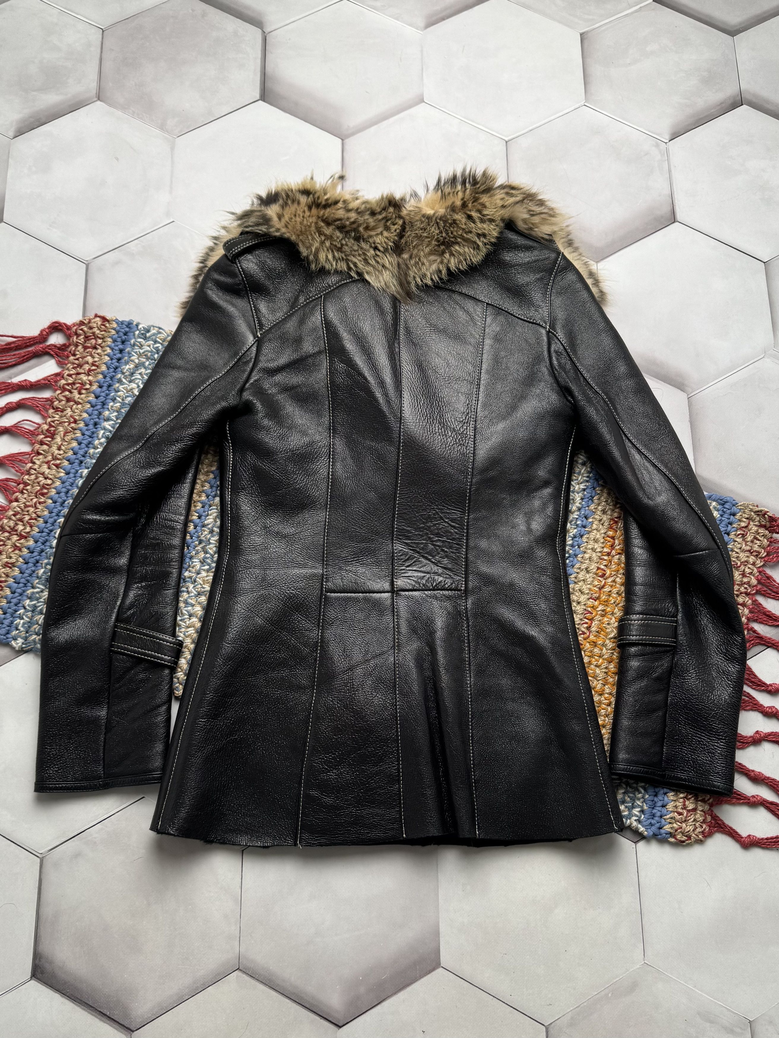 Japanese Brand Vintage Real Sheepskin Coat(E4) Size XS / US 0-2 / IT 36-38 - 6 Thumbnail