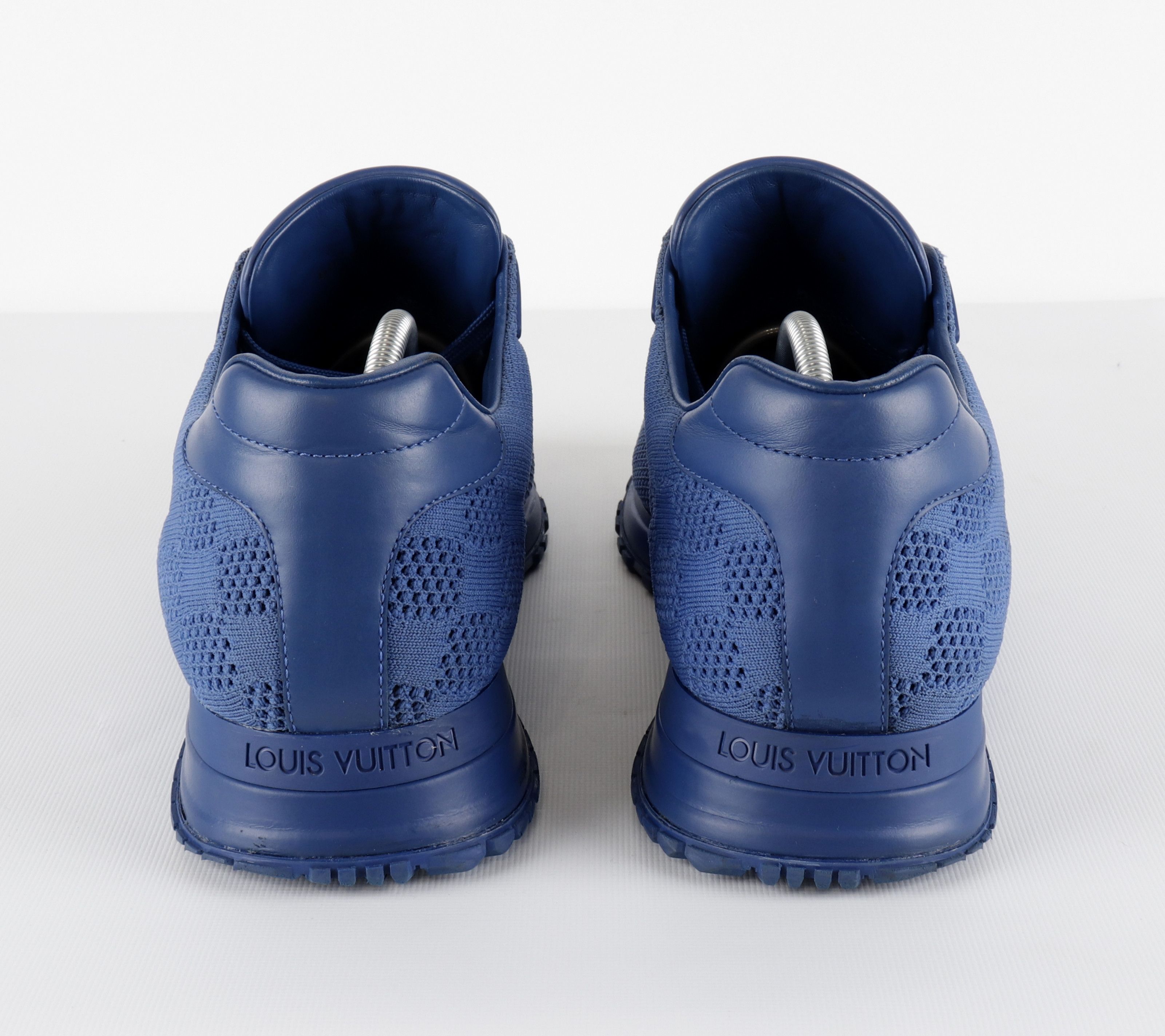Louis Vuitton Louis Vuitton Run Away Damier Blue Mesh Sneakers Size US 10 / EU 43 - 6 Thumbnail
