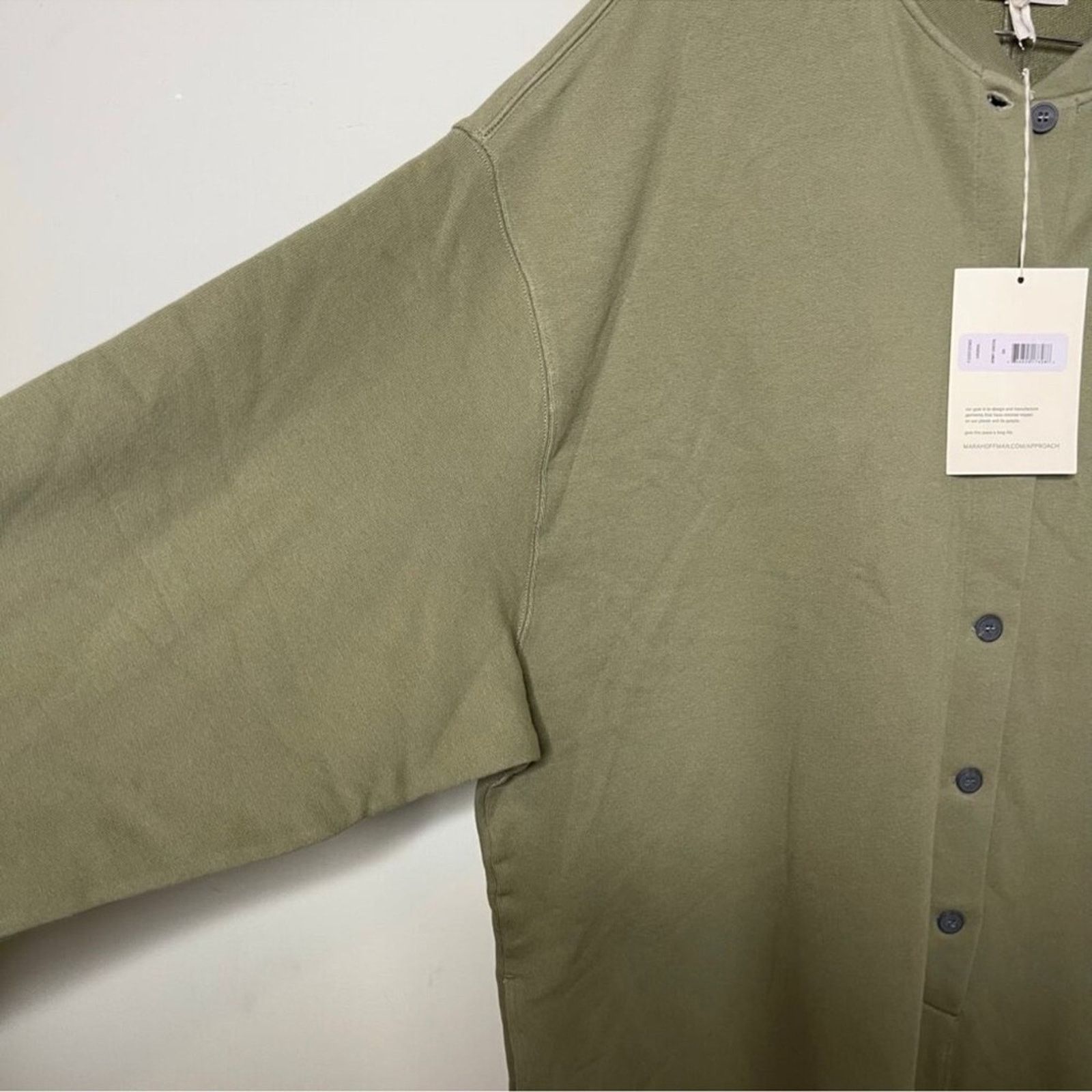 NWT MARA HOFFMAN Sabina Cotton-blend Jumpsuit In Green 3XL