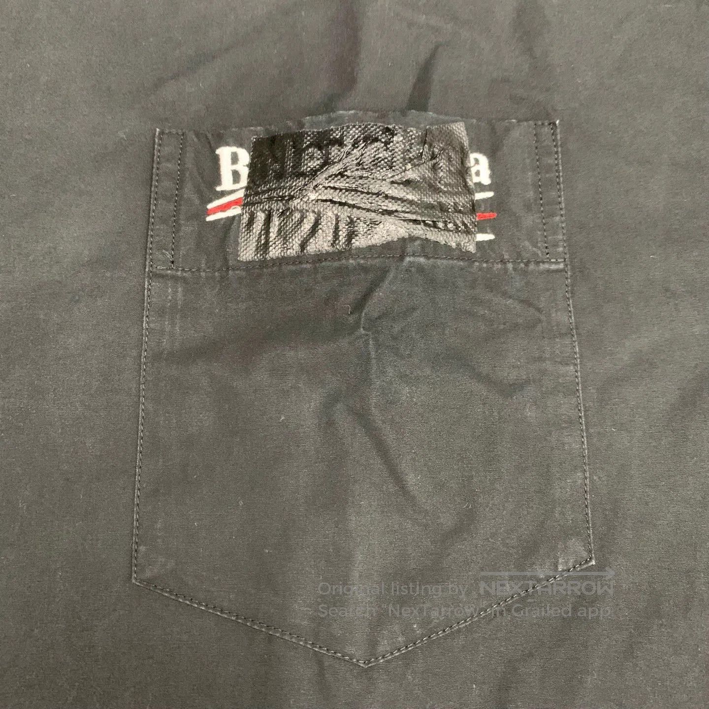Balenciaga Balenciaga Black Tape Coke Wave Shirt Jacket. Size US S / EU 44-46 / 1 - 6 Thumbnail