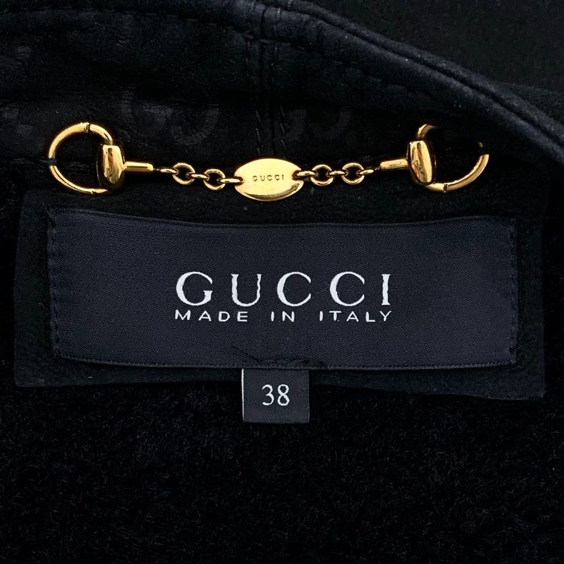 Gucci Gucci Size 38 Black lamb fur all-in-one zipper coat size 3 Size US XS / EU 42 / 0 - 5 Thumbnail