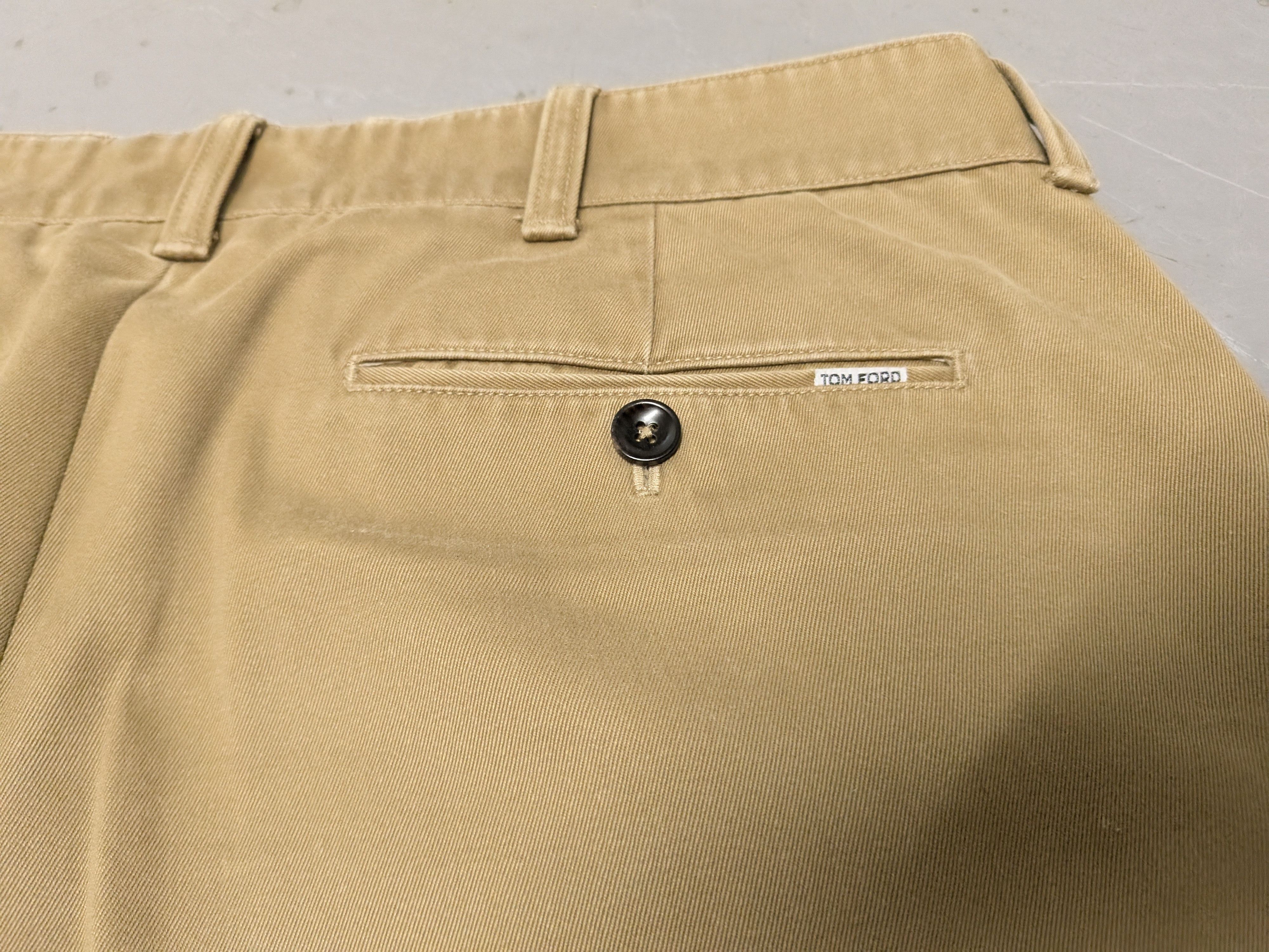 Tom Ford Khaki Trouser Size US 34 / EU 50 - 3 Thumbnail