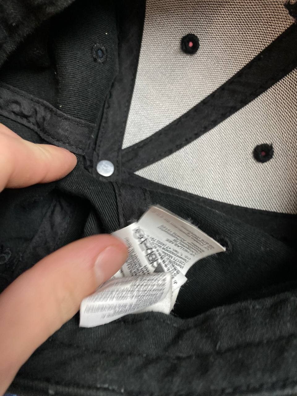 The North Face Hats black TNF big logo Vintage The North Face Cap Y2K Size ONE SIZE - 3 Thumbnail