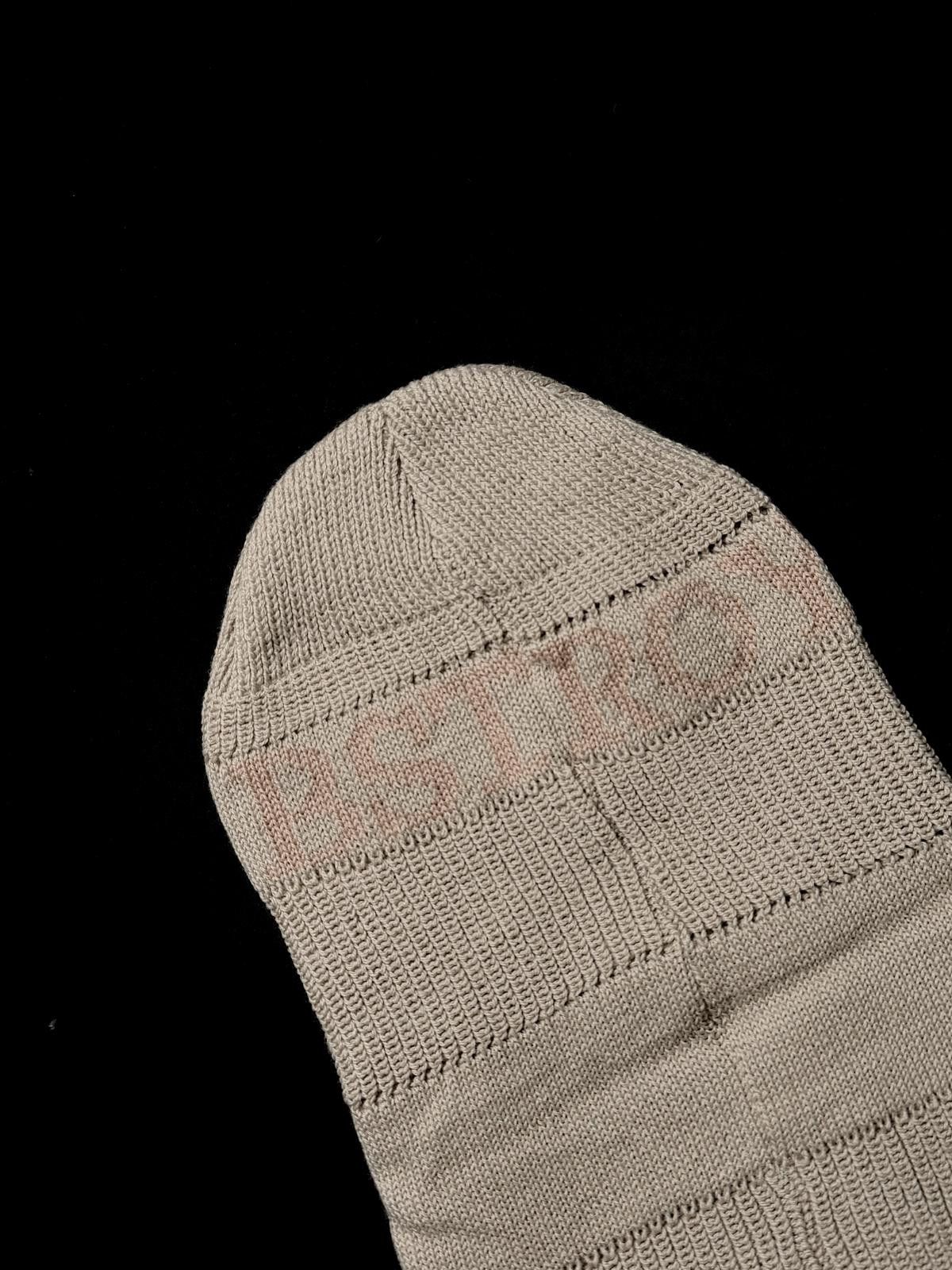 Japanese Brand Deadstock BESTROY Classic Logo Knit Balaclava Ski Mask Beige Size ONE SIZE - 6 Thumbnail