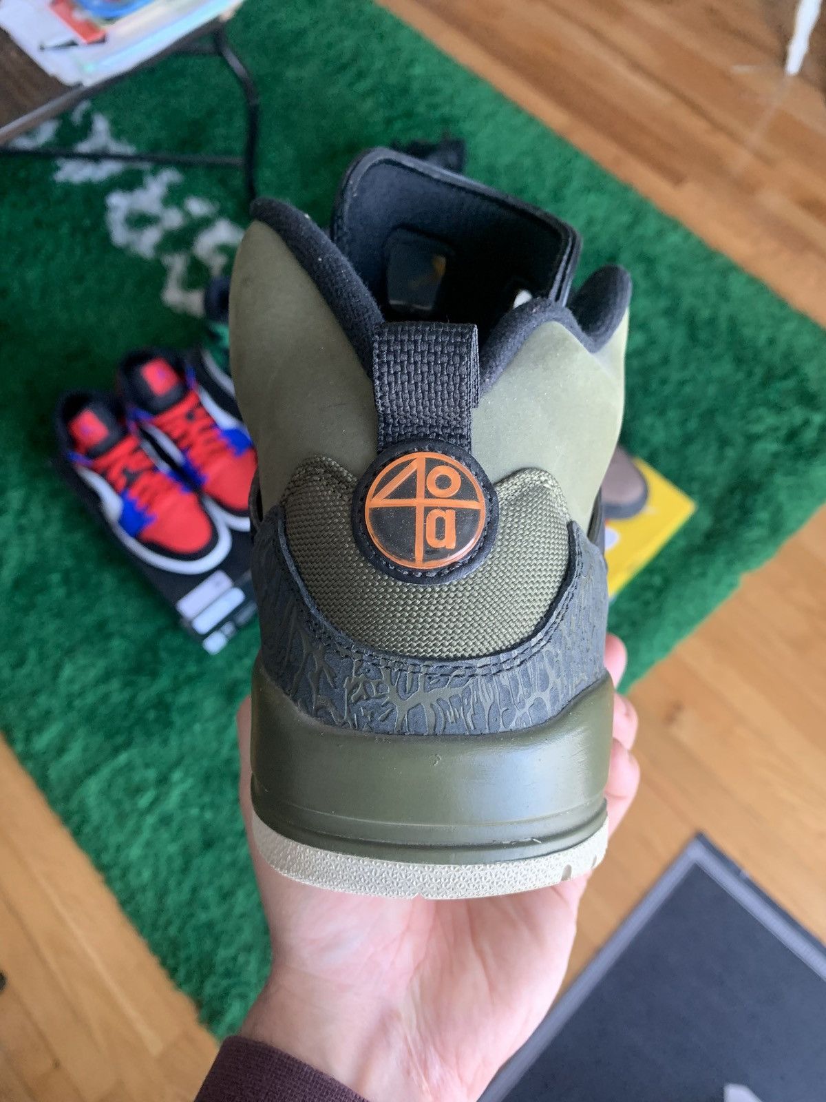 Jordan Brand Jordan Spizike Olive Canvas Size US 11 / EU 44 - 6 Thumbnail