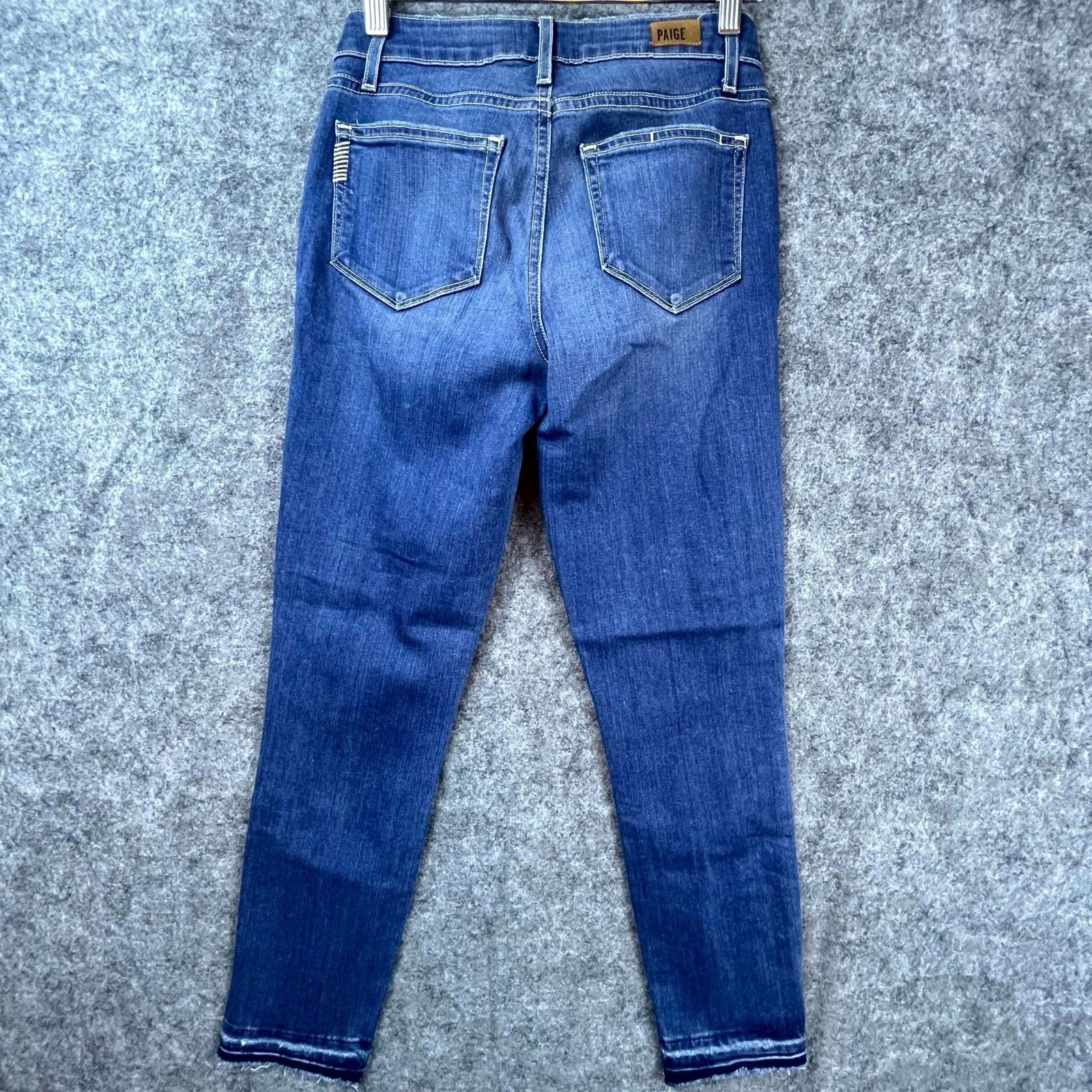 Paige Paige Jeans Womens 25 Blue Verdugo Crop Denim Stretch Size 25" / US 0 / IT 36 - 2 Thumbnail