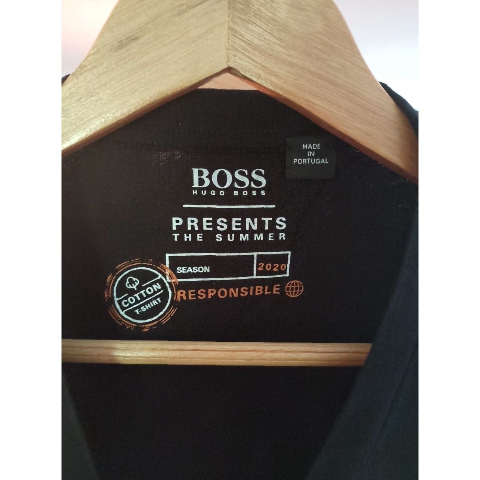 Hugo Boss Hugo Boss T-shirt XL Men Black 2020 20/20 Made in Portugal Classic Logo Shirt Win 2020 Season Size US XL / EU 56 / 4 - 2 Thumbnail