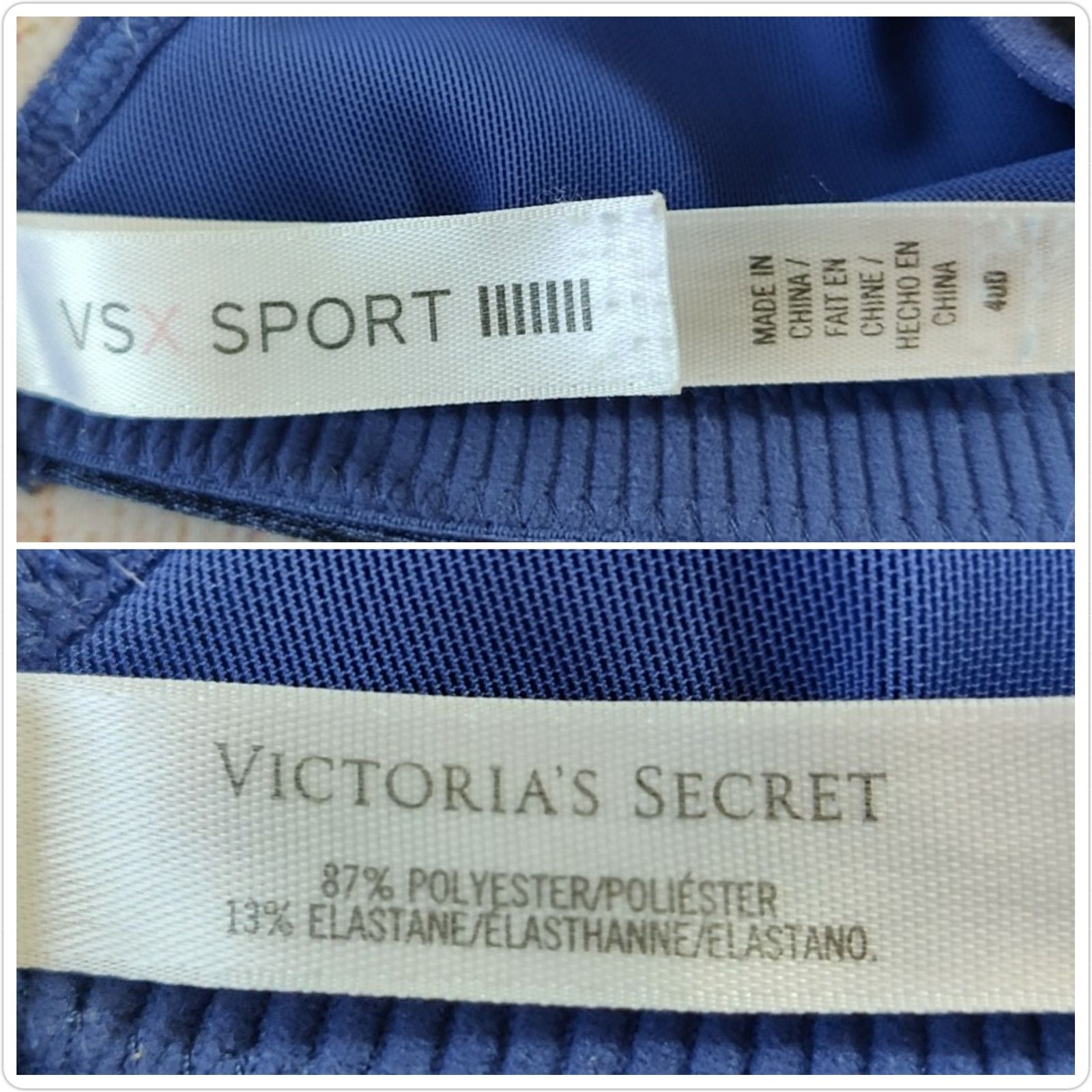 Victoria's Secret VSX Sport The Standout Halter Sports Bra 40D Size ONE SIZE - 8 Thumbnail