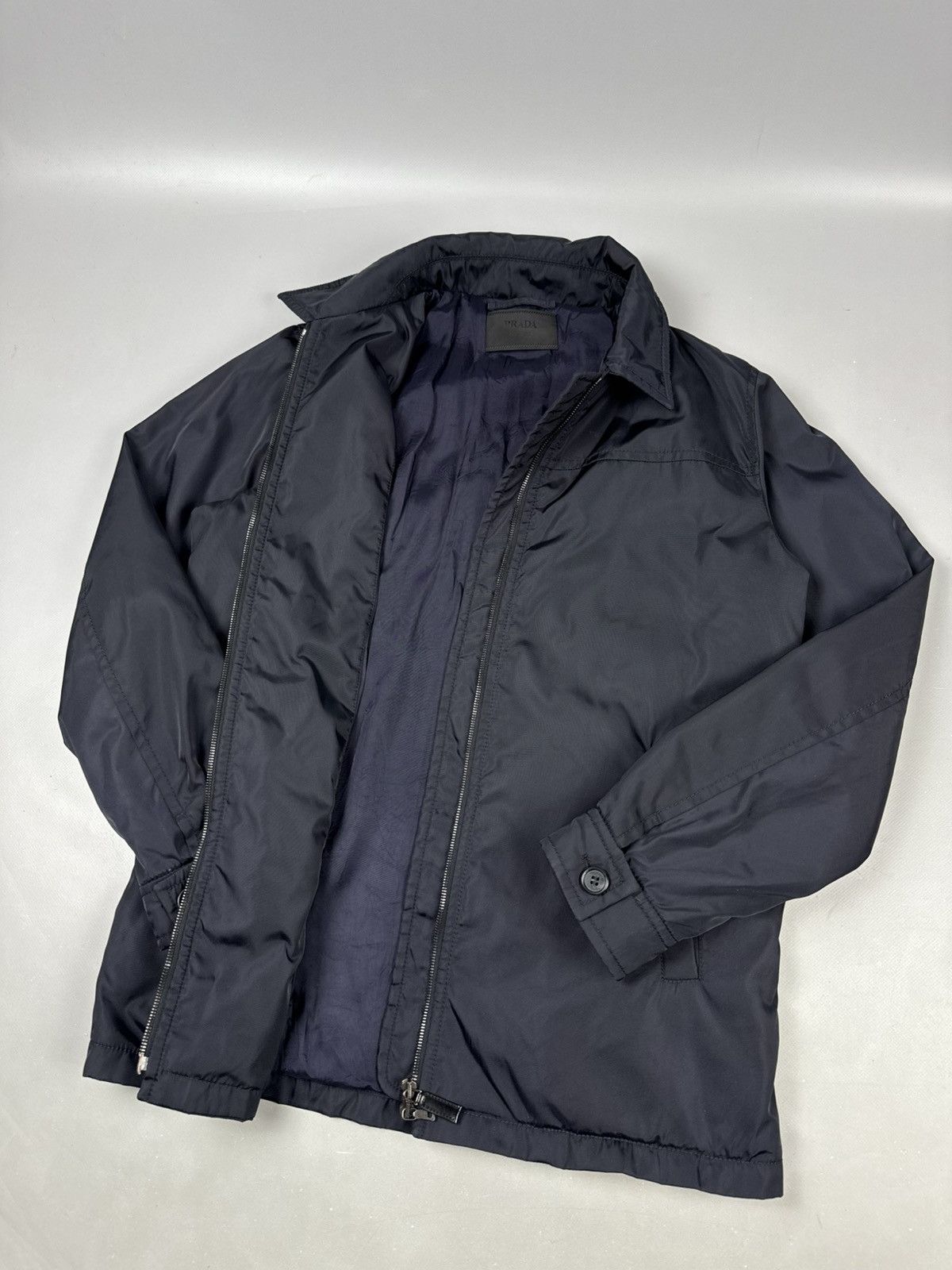 Prada Prada bomber Quilted Zip Jacket in Navy size M Size US M / EU 48-50 / 2 - 5 Thumbnail