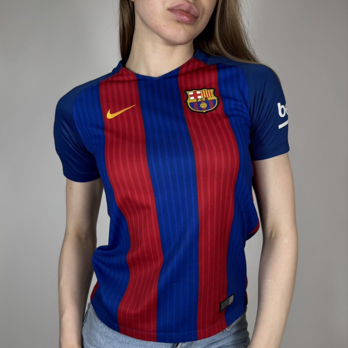 Nike Nike Barcelona Soccer Football Jersey Blokecore Retro Style Size XS / US 0-2 / IT 36-38 - 1 Thumbnail