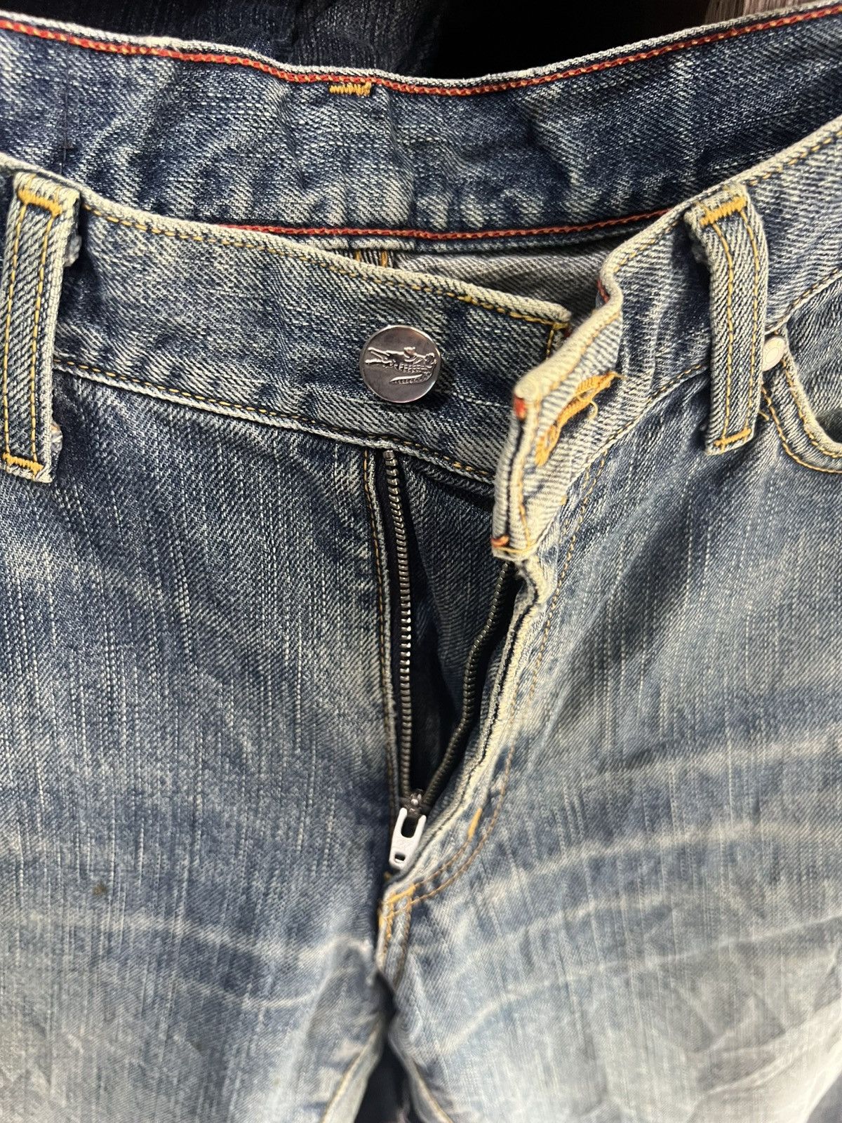 Lacoste 🔥Vintage Lacoste Made in Japan Distressed Denim Size US 31 - 10 Thumbnail