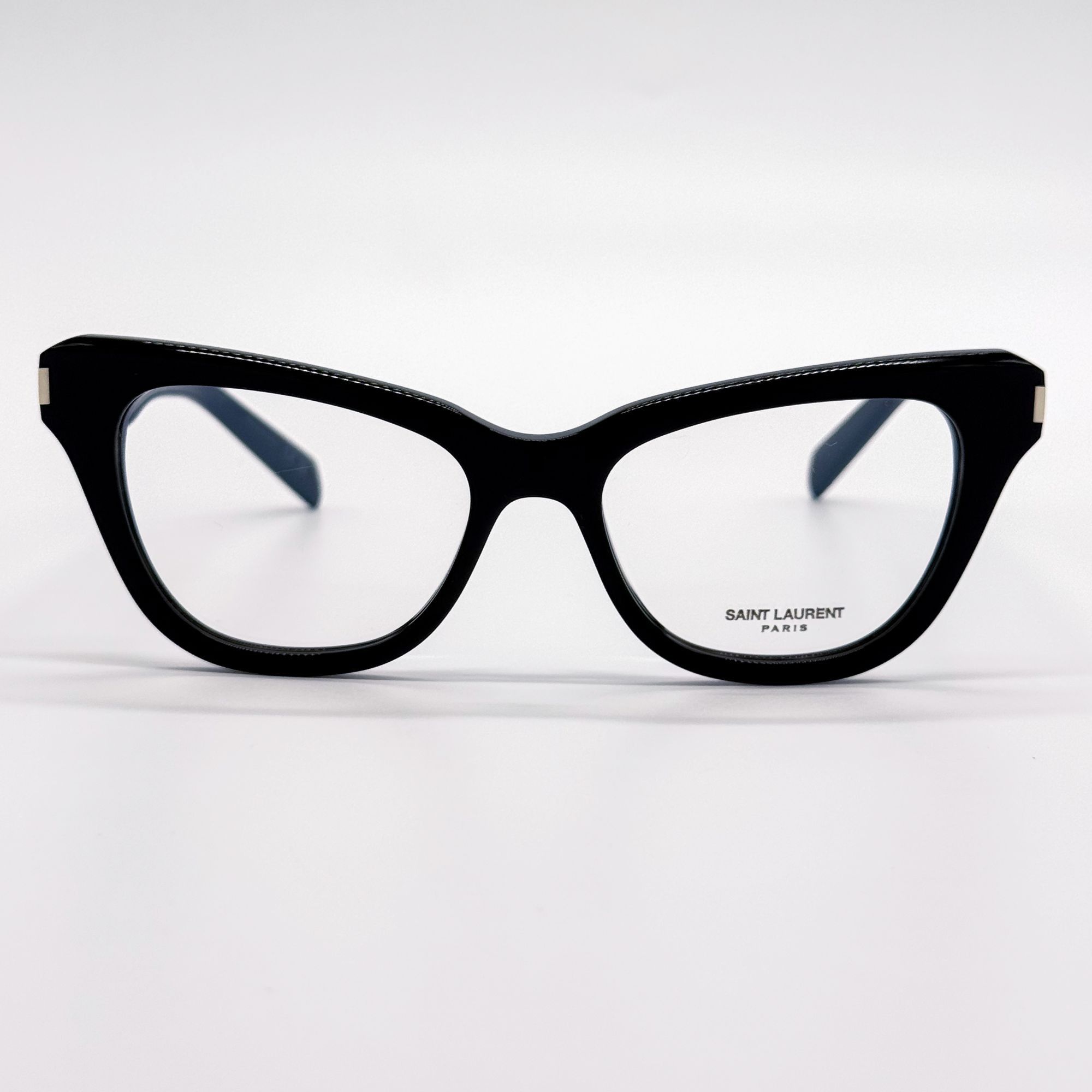 Yves Saint Laurent NEW SAINT LAURENT EYEGLASSES SL472 001 WOMEN CAT EYE BLACK E Size ONE SIZE - 4 Thumbnail