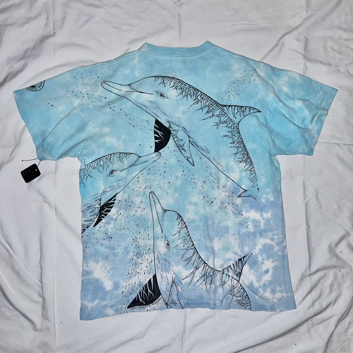 Vintage VTG DOLPHIN OCEAN T-Shirt Nature Size US L / EU 52-54 / 3 - 5 Thumbnail