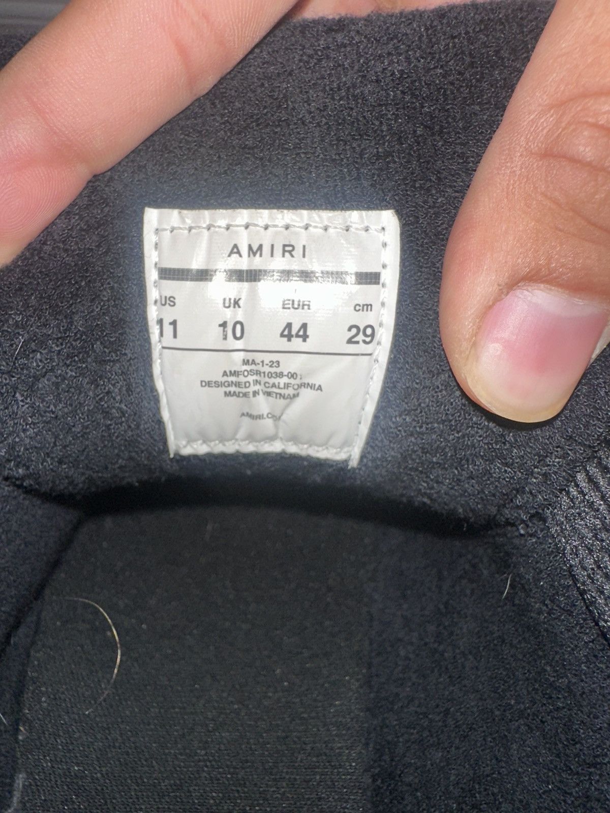 Amiri Amiri crystal MA-1 Size US 11 / EU 44 - 6 Thumbnail