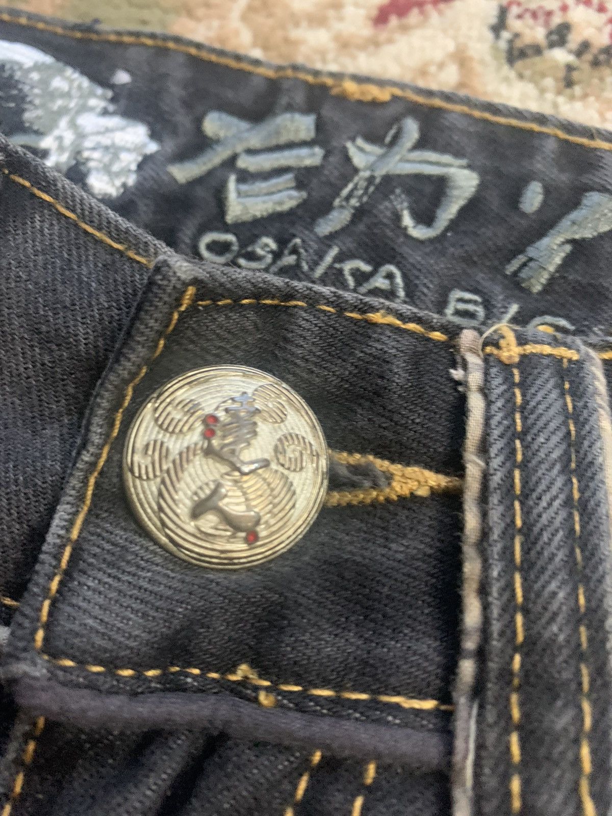 Japanese Brand OSAKA BIG TRAIN JEANS Size US 30 / EU 46 - 9 Thumbnail