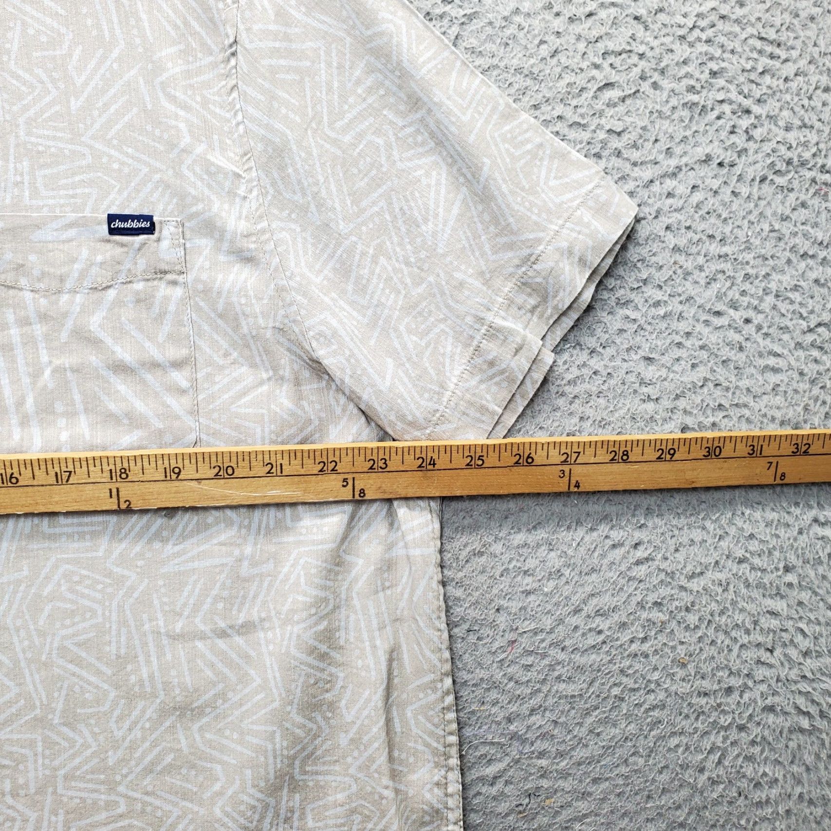 Chubbies Nike Chubbies Friday Shirt Mens XL Multi Geometric Short Sleeve Button Up Size US XL / EU 56 / 4 - 4 Thumbnail