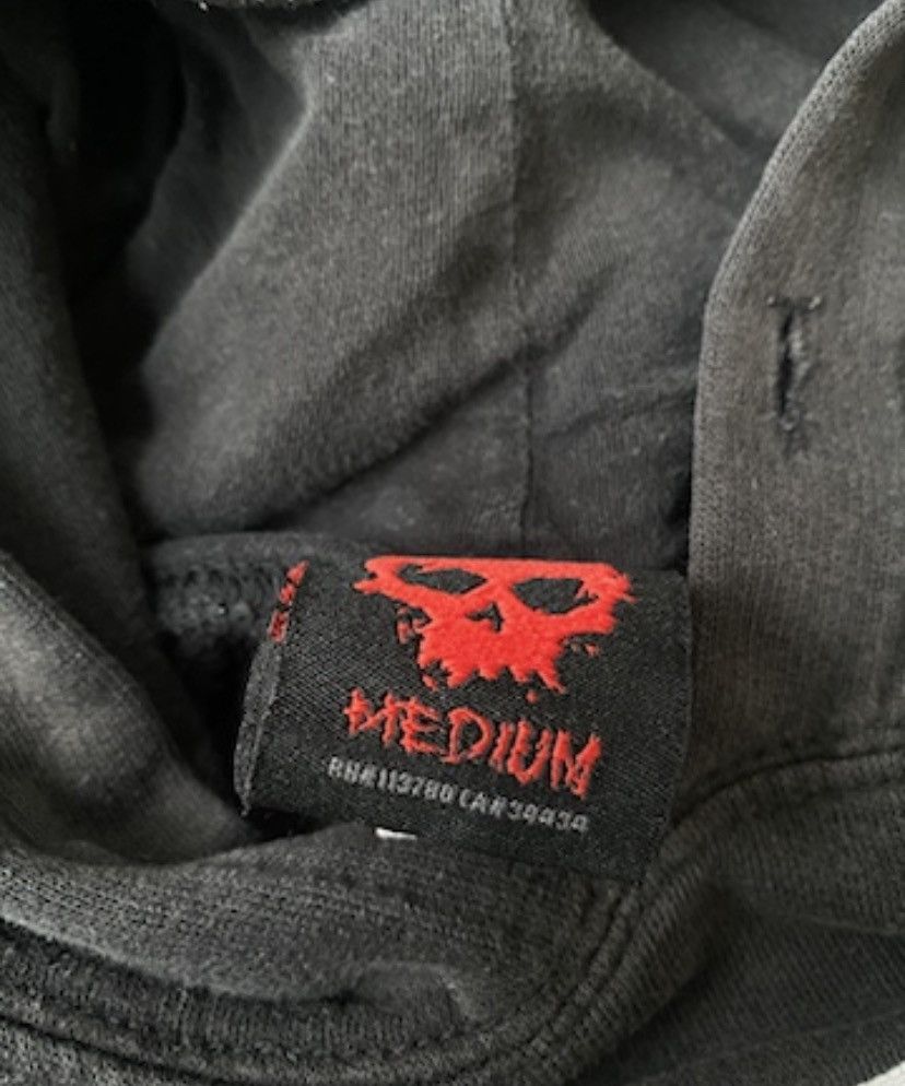Point Zero ZERO HOODIE SKATE SKULL Y2K 90S CYBER ALTERNATIVE OPIUM O Size US M / EU 48-50 / 2 - 5 Thumbnail