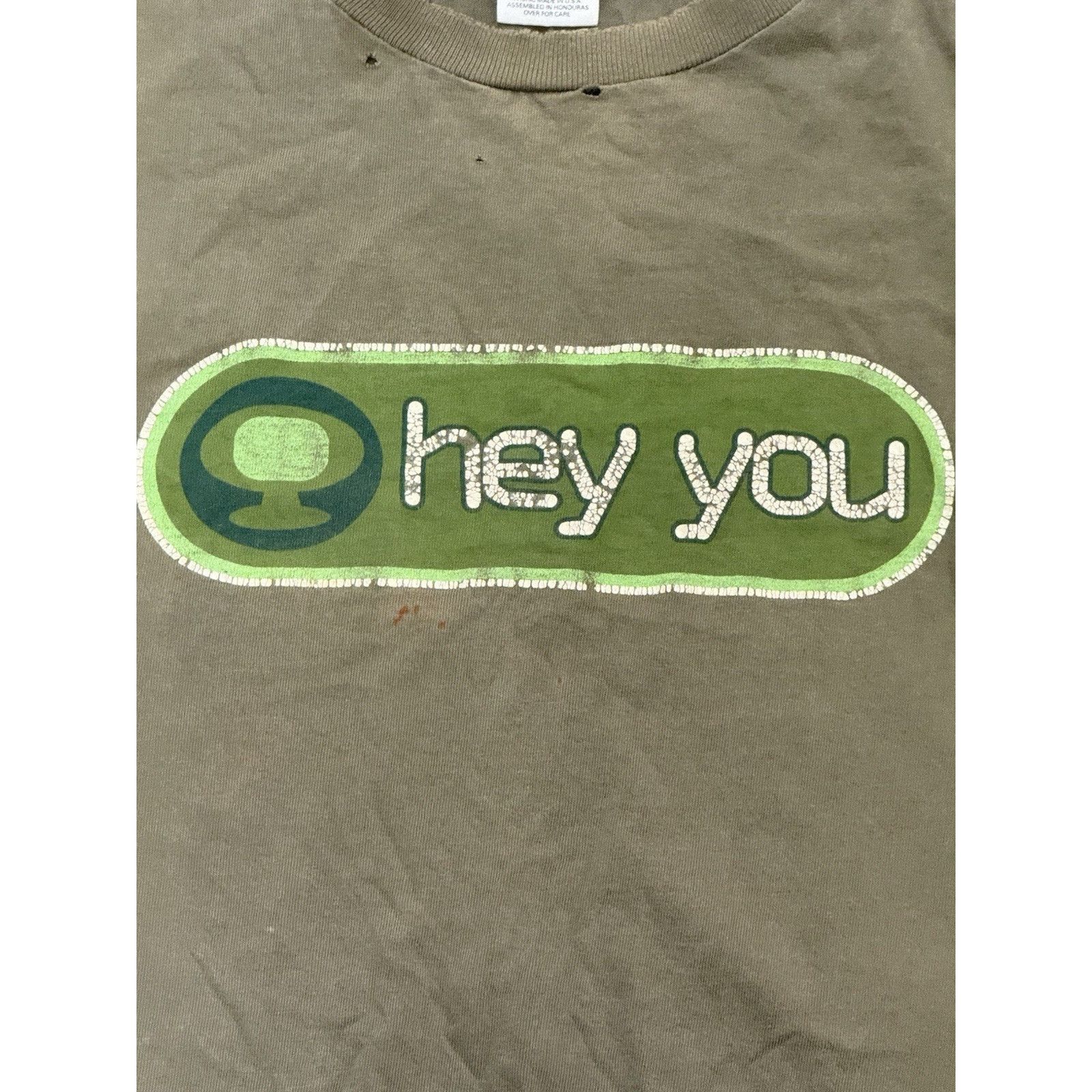 Anvil Vintage 90s Hey You DcTalk 1999 Jesus Christ Tee Shirt Stain Size US XL / EU 56 / 4 - 6 Thumbnail
