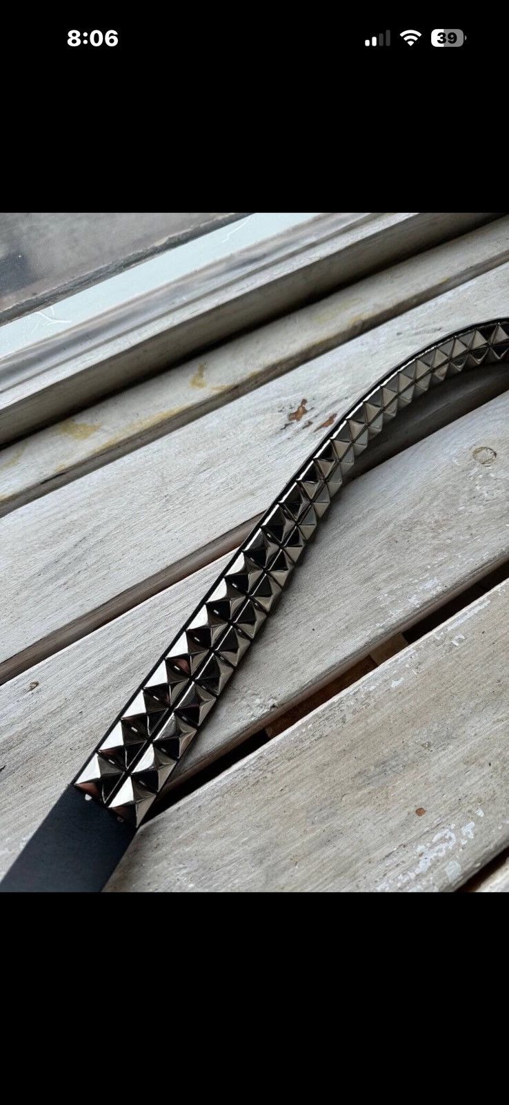 Vintage 🚨Vintage Crazy Metal Belt Drip Japanese Hype bb Simon Size ONE SIZE - 2 Thumbnail
