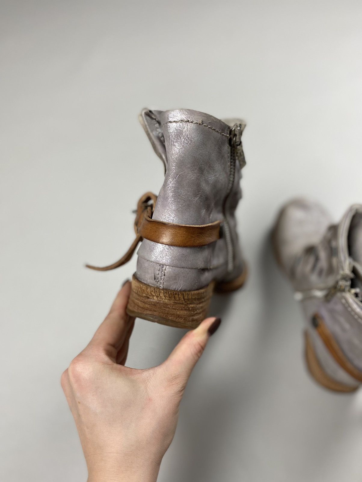 A.S.98 A.S. 98 ladies avant-garde ankle combat boots shoes size 37 Size US 7 / IT 37 - 20 Thumbnail
