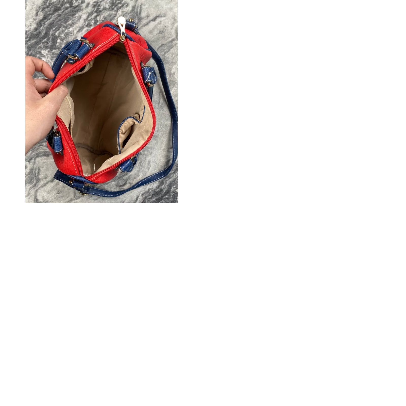 Dolce & Gabbana VINTAGE Dolce&Gabbana Leather Shoulder Bag Metal Logo Women Red Shoulder Bag Women Red Metallic Leather Sicily 90s/Metal Theme Size ONE SIZE - 9 Thumbnail