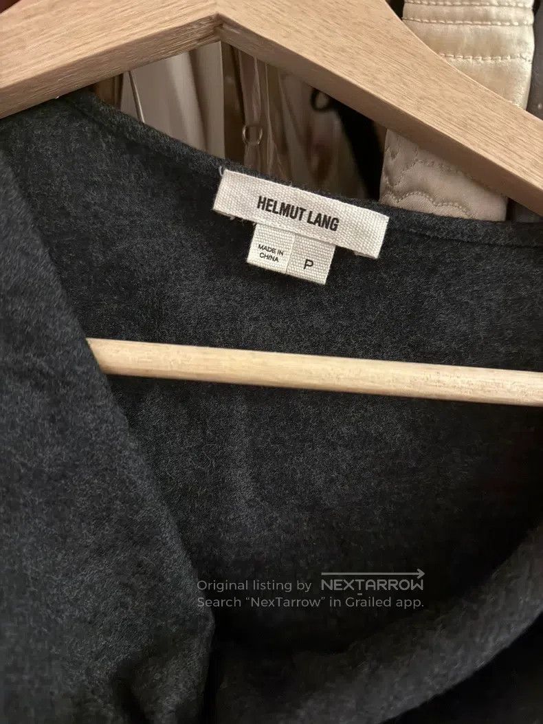 Helmut Lang Helmut Lang size P Dark gray wool pencil skirt Size M / US 6-8 / IT 42-44 - 2 Thumbnail