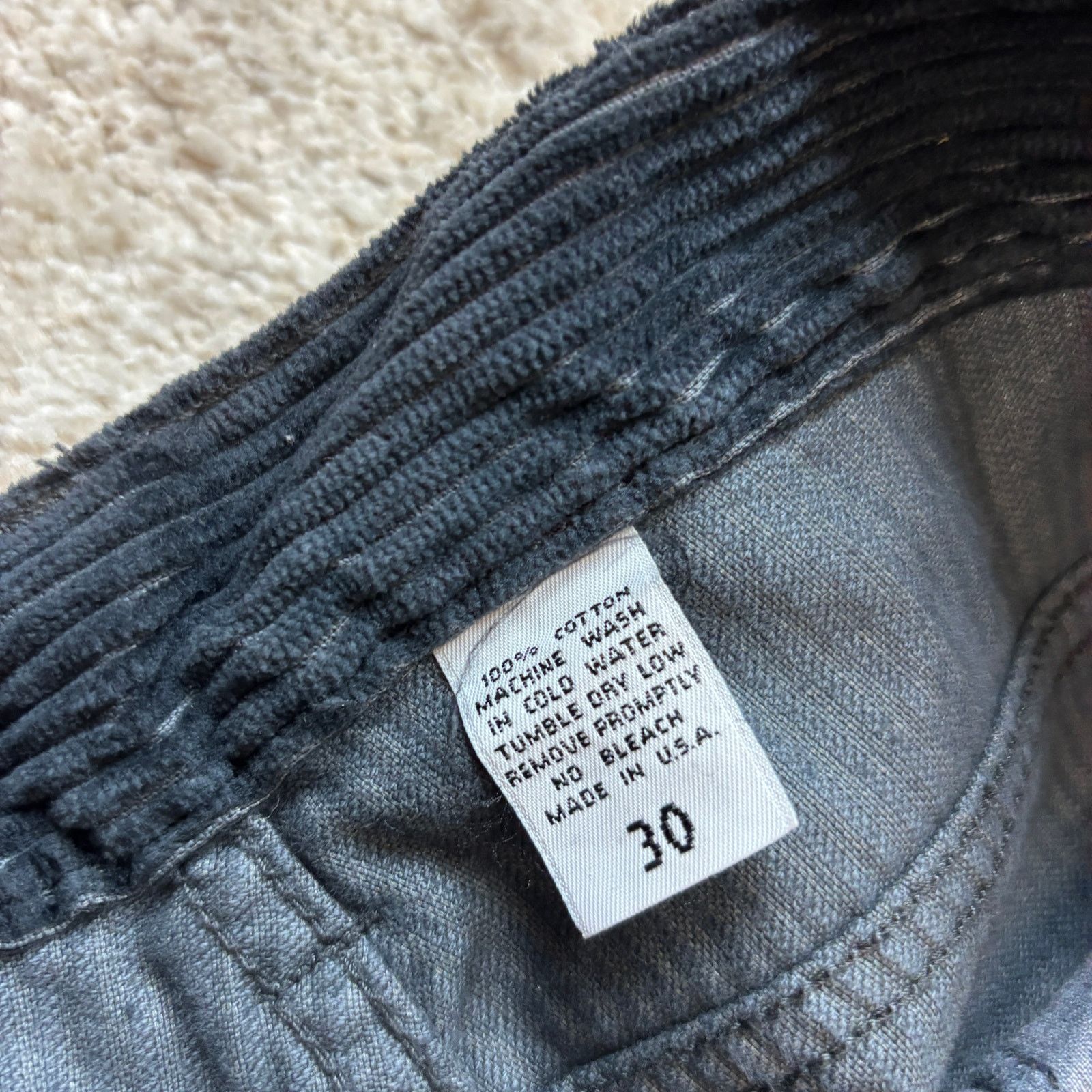 Vintage NWT Deadstock Vintage Hi Cutline Corduroy Baggy Pants 30x31 Size US 30 / EU 46 - 10 Thumbnail
