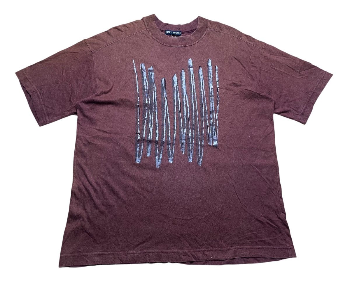 Issey Miyake Vintage Issey Miyake brown t shirt Size US M / EU 48-50 / 2 - 1 Thumbnail