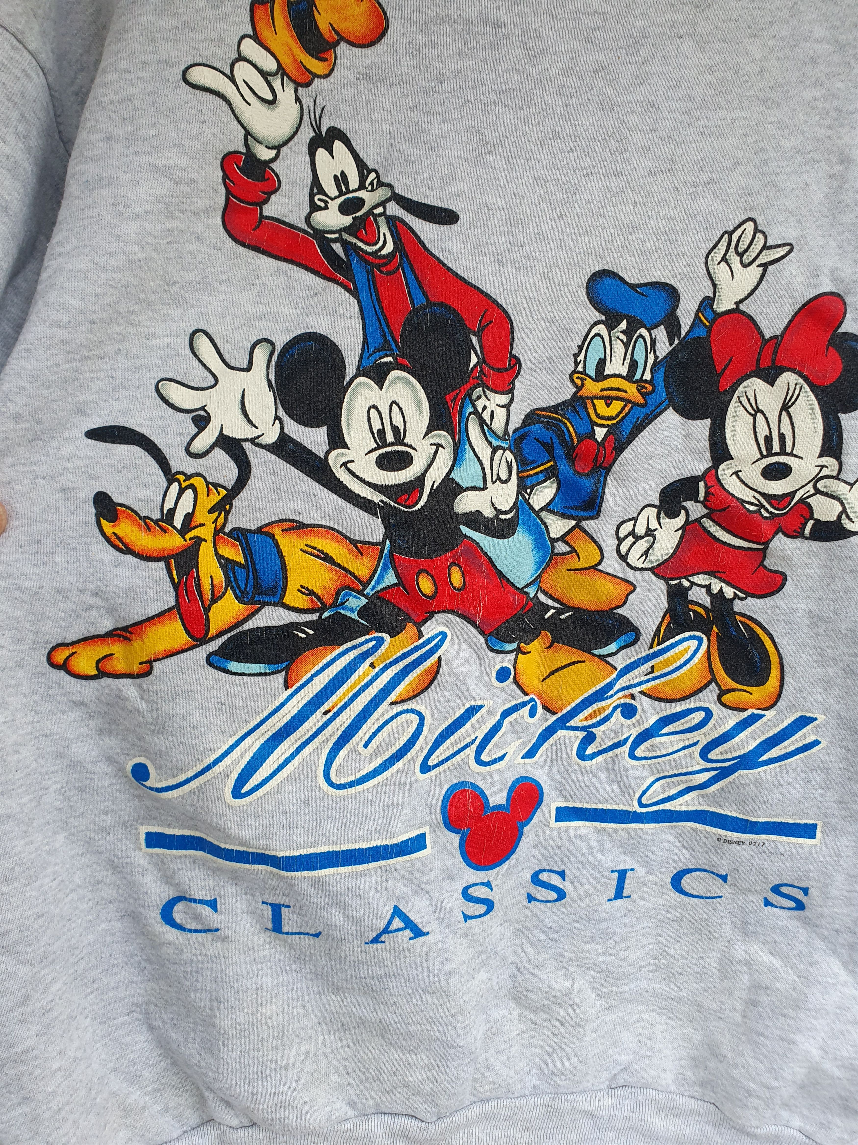 Disney × Mickey Mouse × Vintage Disney Mickey Unlimited Vintage Made in USA Sweatshirt L/M Size US L / EU 52-54 / 3 - 6 Thumbnail