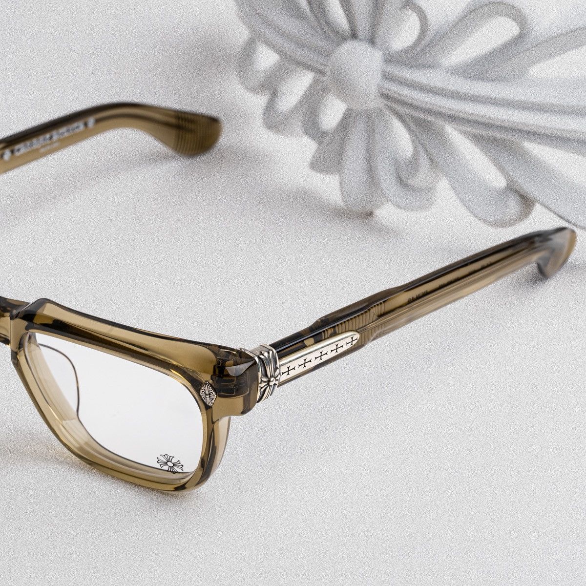 Chrome Hearts CHROME HEARTS PEN 15 ARMY GLASSES Size ONE SIZE - 3 Thumbnail