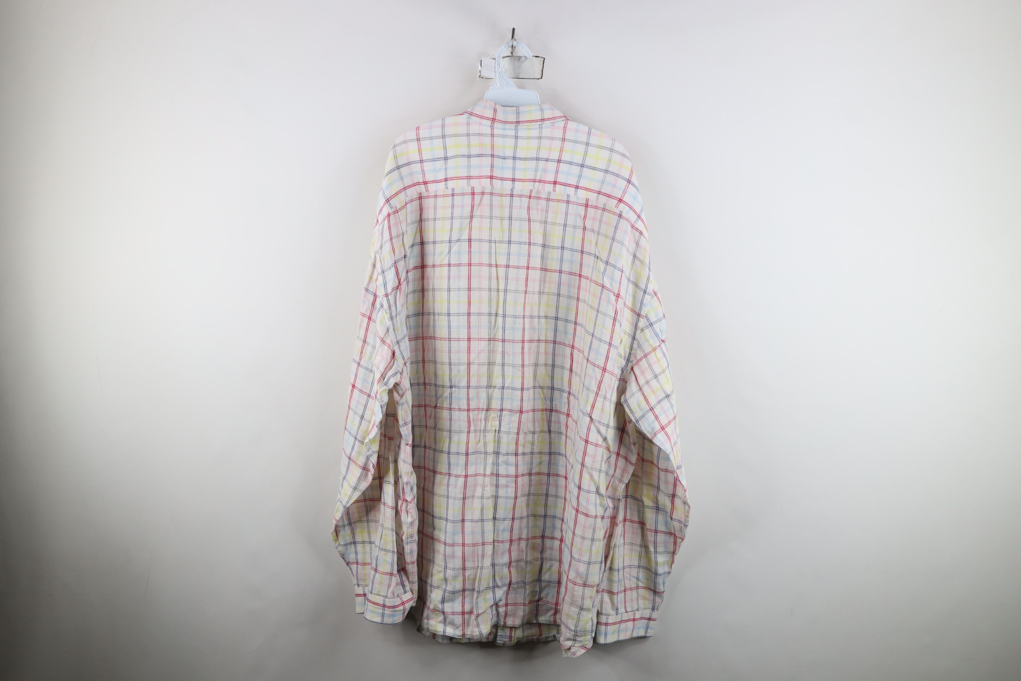 Tommy Bahama Vintage Tommy Bahama Rainbow Plaid Collared Button Shirt Size US XXL / EU 58 / 5 - 12 Thumbnail