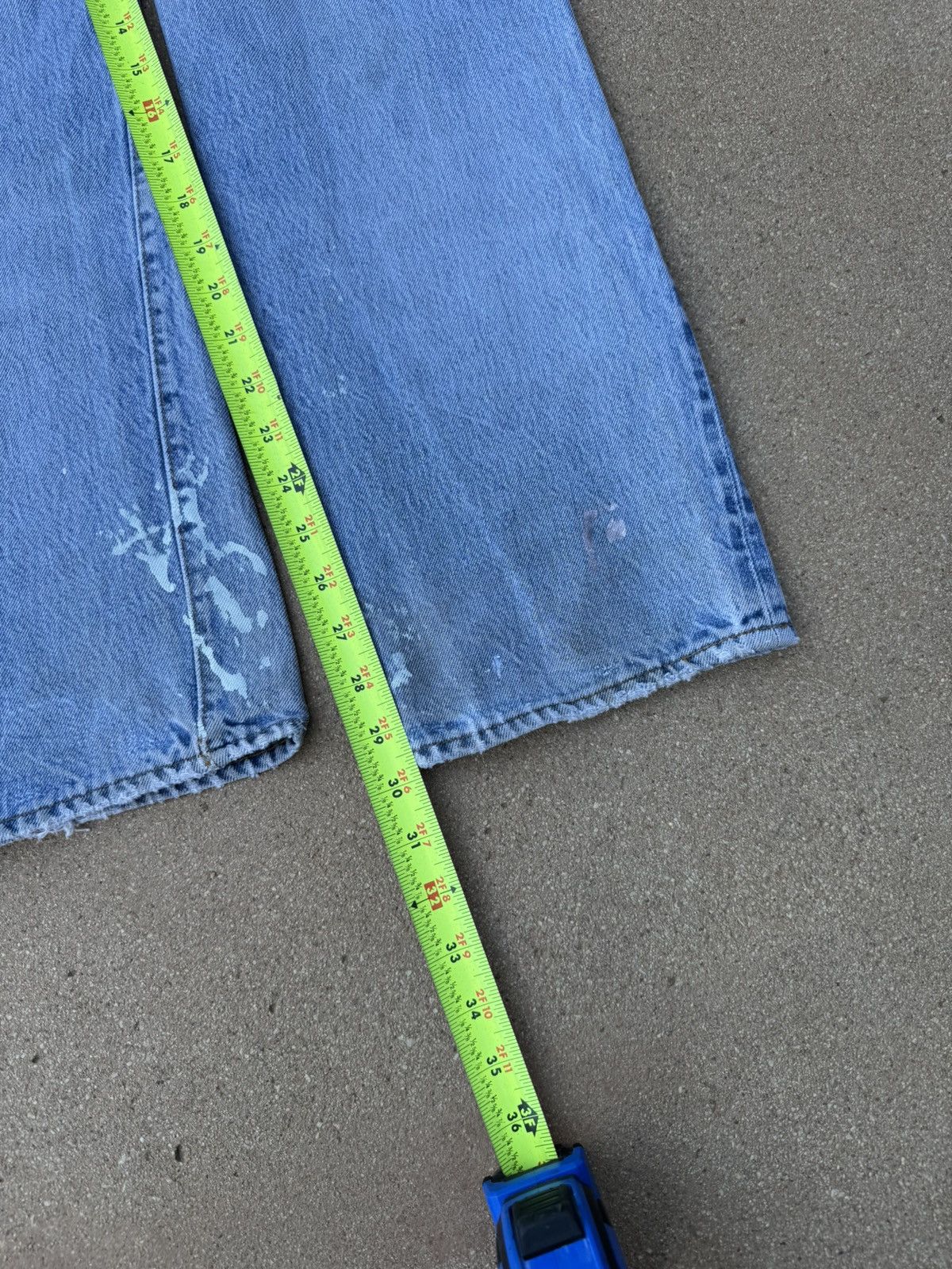 Levi's × Vintage Vtg 80s Levi’s 501xx Redline Selvedge Distressed Jeans 29x30 Size US 29 - 10 Thumbnail