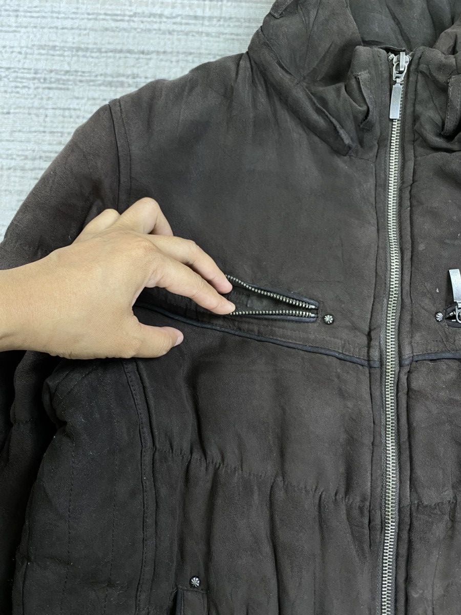 14th Addiction × Vintage × Von Dutch Vintage Von Dutch Brown Puffer Down Zipper Jacket Size US M / EU 48-50 / 2 - 6 Thumbnail