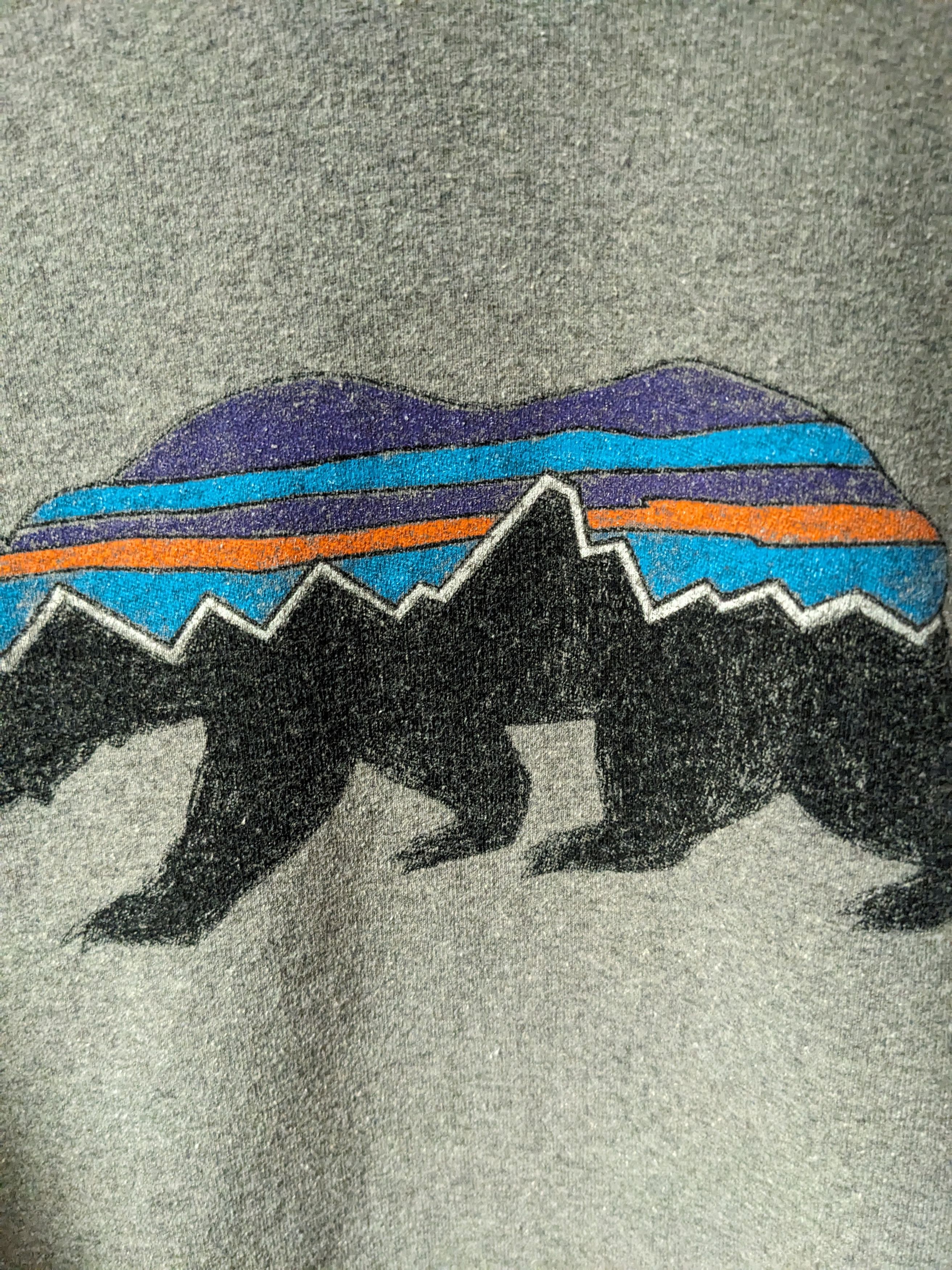 Designer × Patagonia Patagonia Bear Logo Regular Fit Gray Large Uprisal Hoody Size US L / EU 52-54 / 3 - 2 Thumbnail