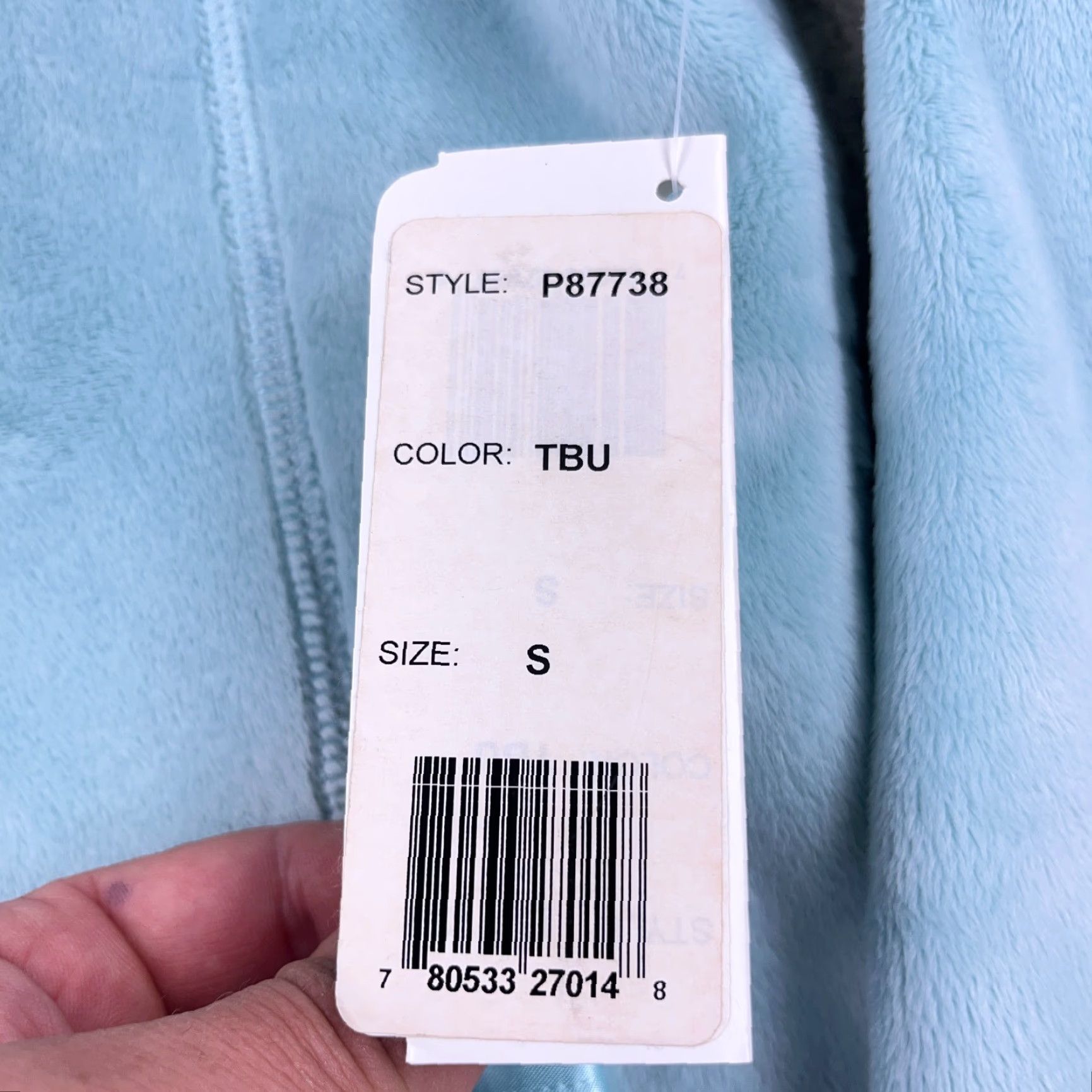 Pendleton Pendleton Jacket Women S Light Blue Fleece Full Zip P87738 Size S / US 4 / IT 40 - 3 Thumbnail
