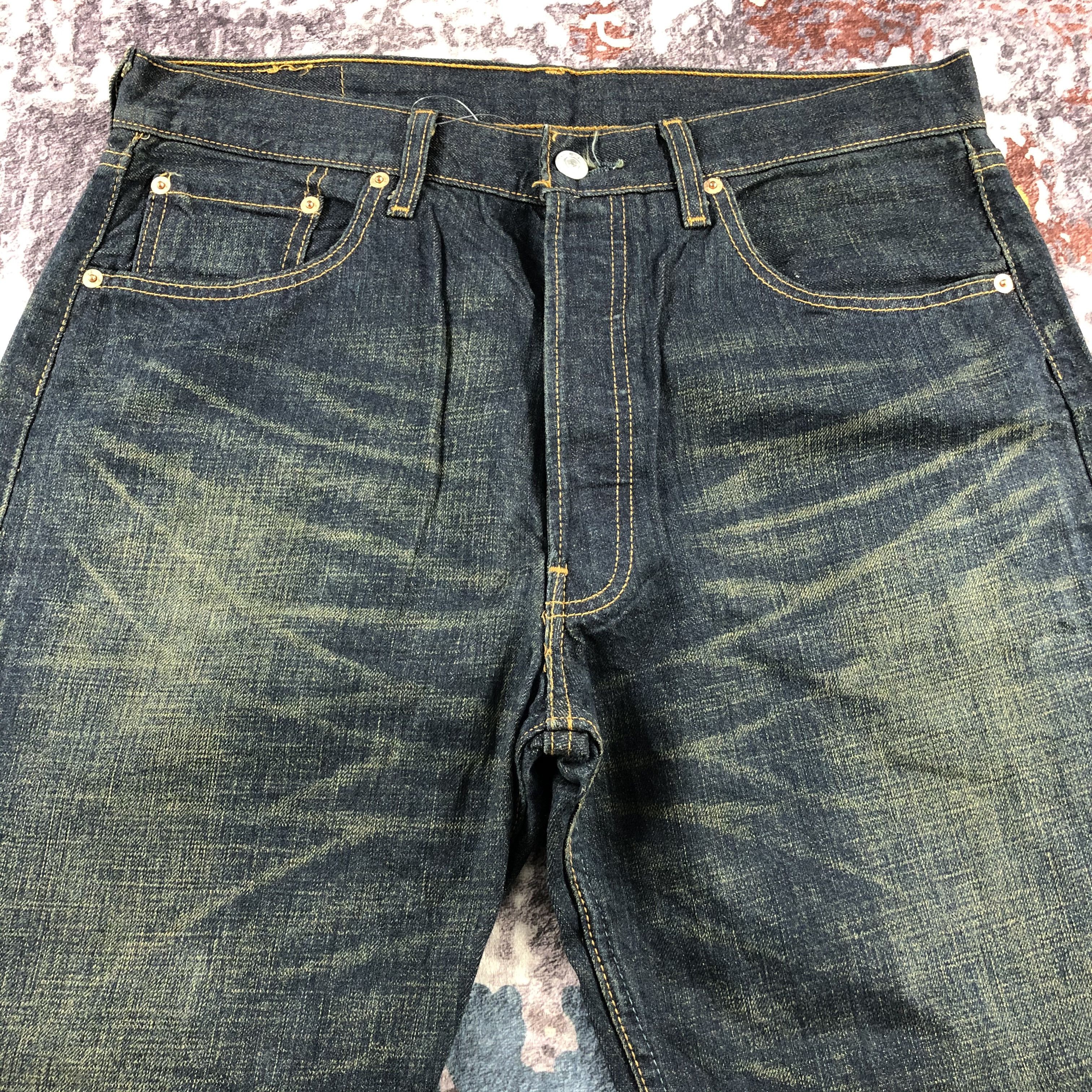 Levi's × Vintage 90s Vintage Faded Black Levis 501 Jeans-JM3059 Size US 34 / EU 50 - 3 Thumbnail