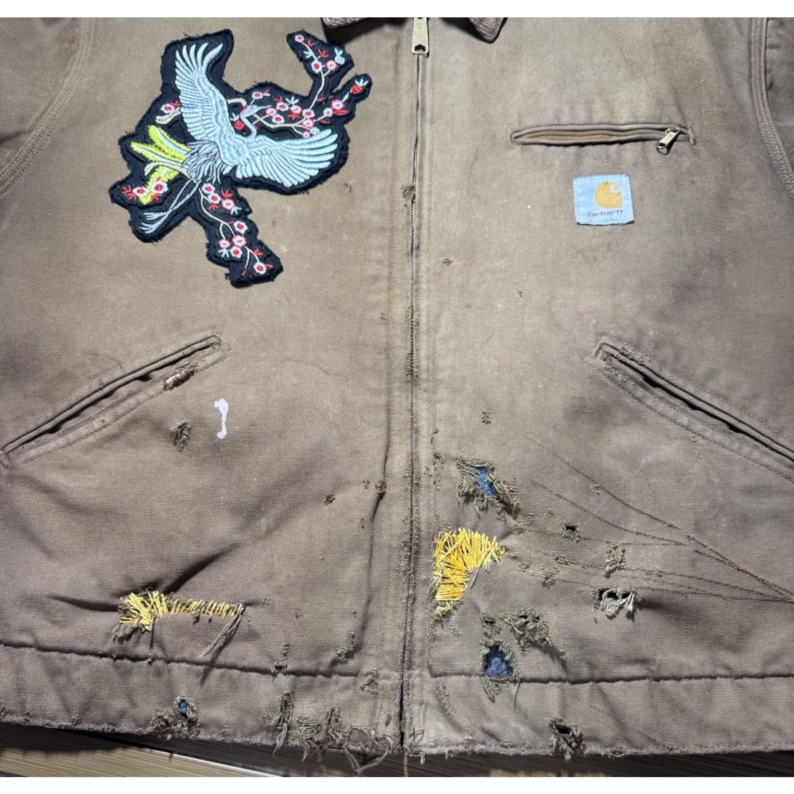 Carhartt Vintage Carhartt Detroit Jacket Mens Large Workwear Size US L / EU 52-54 / 3 - 4 Thumbnail