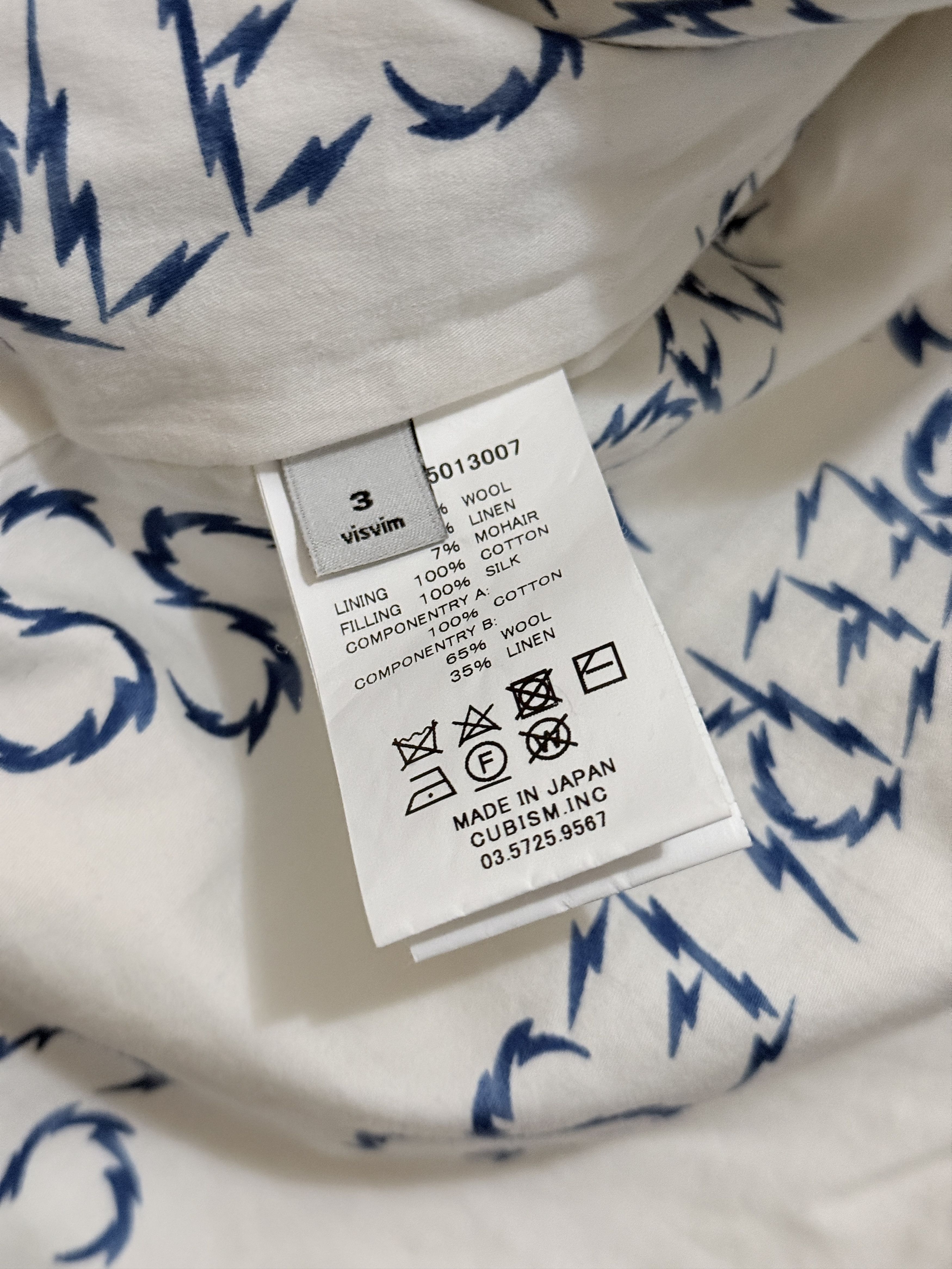 Visvim visvim ss17 Dotera Kimono Coat wool stripe Size US M / EU 48-50 / 2 - 14 Thumbnail