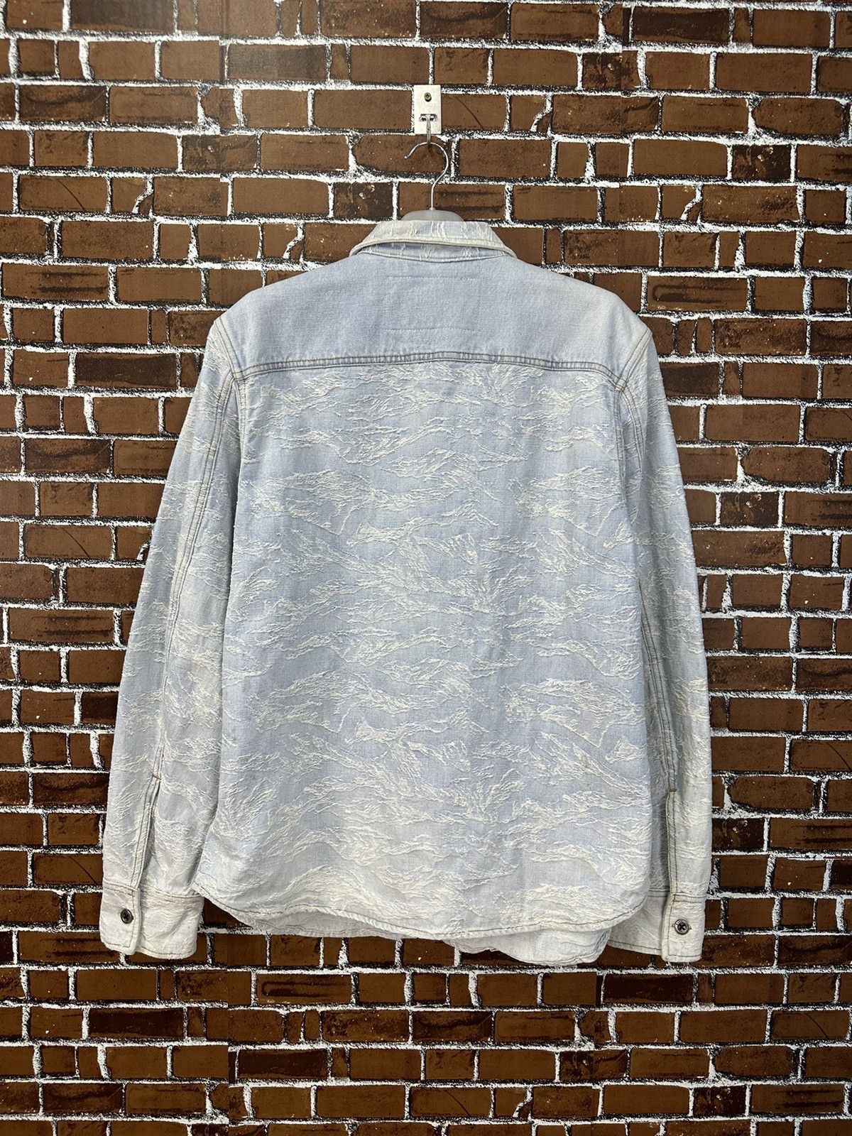 Diesel Diesel Denim Wave Dirty Design Denim Jacket Z08 Size US M / EU 48-50 / 2 - 2 Thumbnail