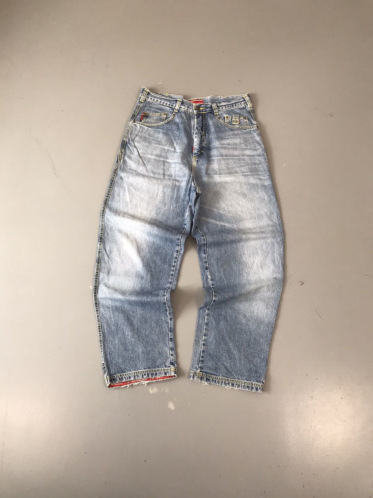 JNCO × Southpole × Vintage Vintage Y2K Mazine SpellOut baggy fit denim Size US 35 - 1 Thumbnail